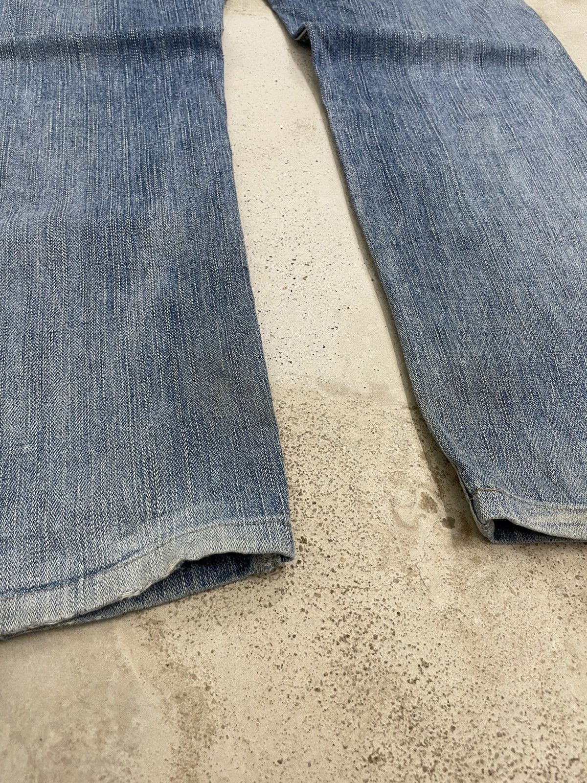 Wrangler Wrangler Distressed Light Blue Denim Pants Size US 32 / EU 48 - 12 Thumbnail