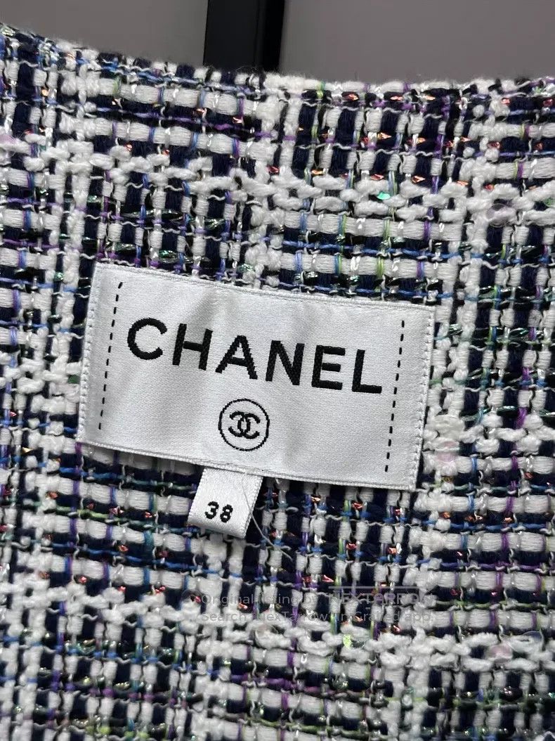 Chanel Chanel 18 Waterfall Series Knitted Sleeveless Dress Size XS / US 0-2 / IT 36-38 - 2 Thumbnail