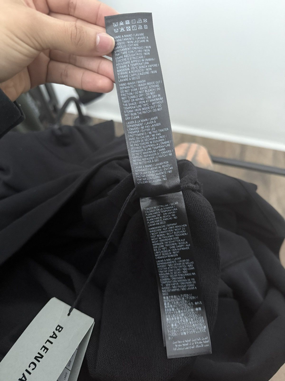 Balenciaga Brand New Balenciaga Gaffer Hoodie Size US M / EU 48-50 / 2 - 7 Thumbnail