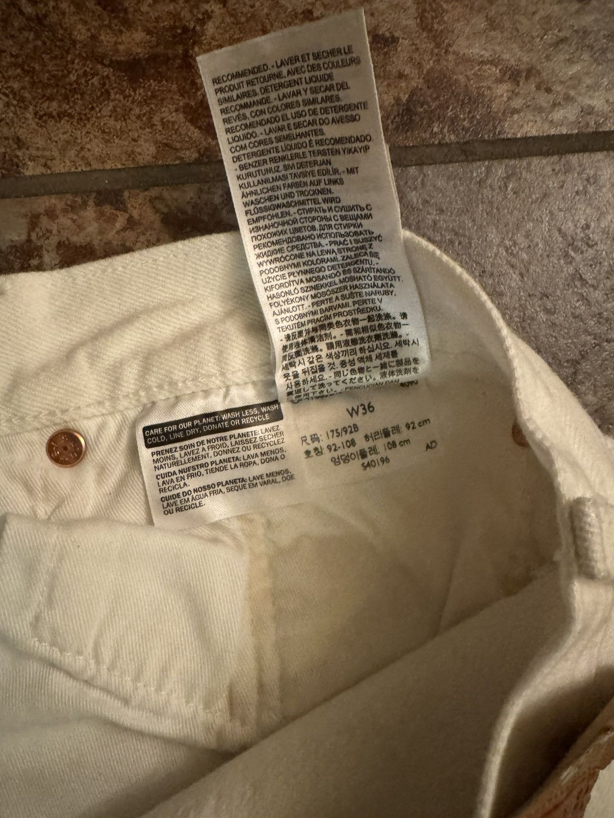 DENIM TEARS Denim Tears Mono Cotton Wreath Jeans White Size US 36 / EU 52 - 7 Thumbnail