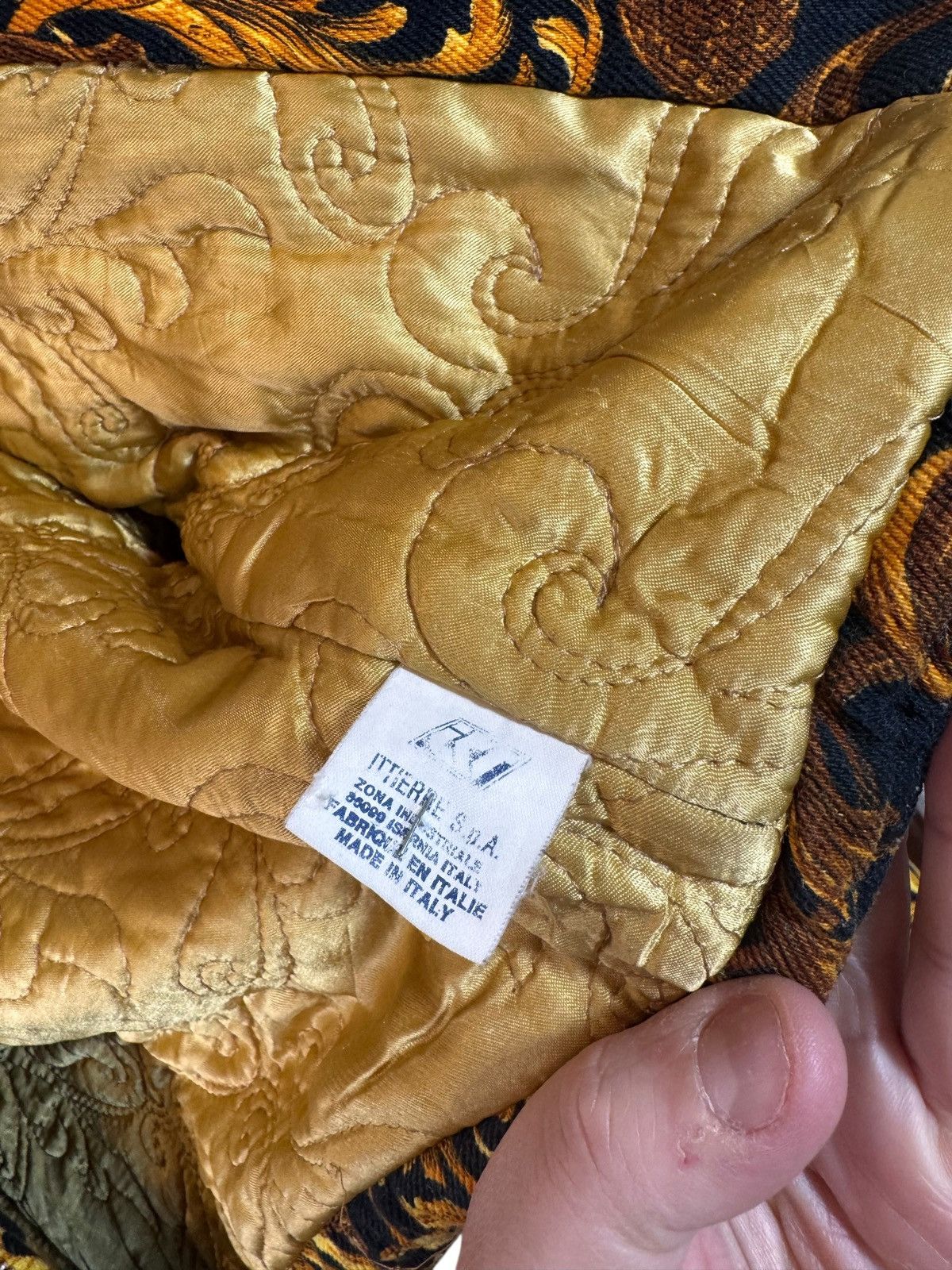 Versace Versace Jeans Couture Baroque Cropped Jacket Size S / US 4 / IT 40 - 8 Thumbnail
