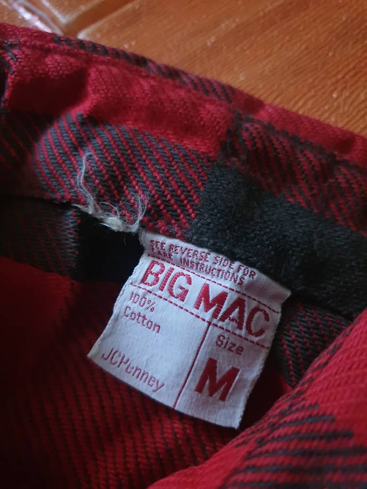 Big Mac 💥Big Mac Checkered red retro chambray shirt Size US M / EU 48-50 / 2 - 2 Thumbnail