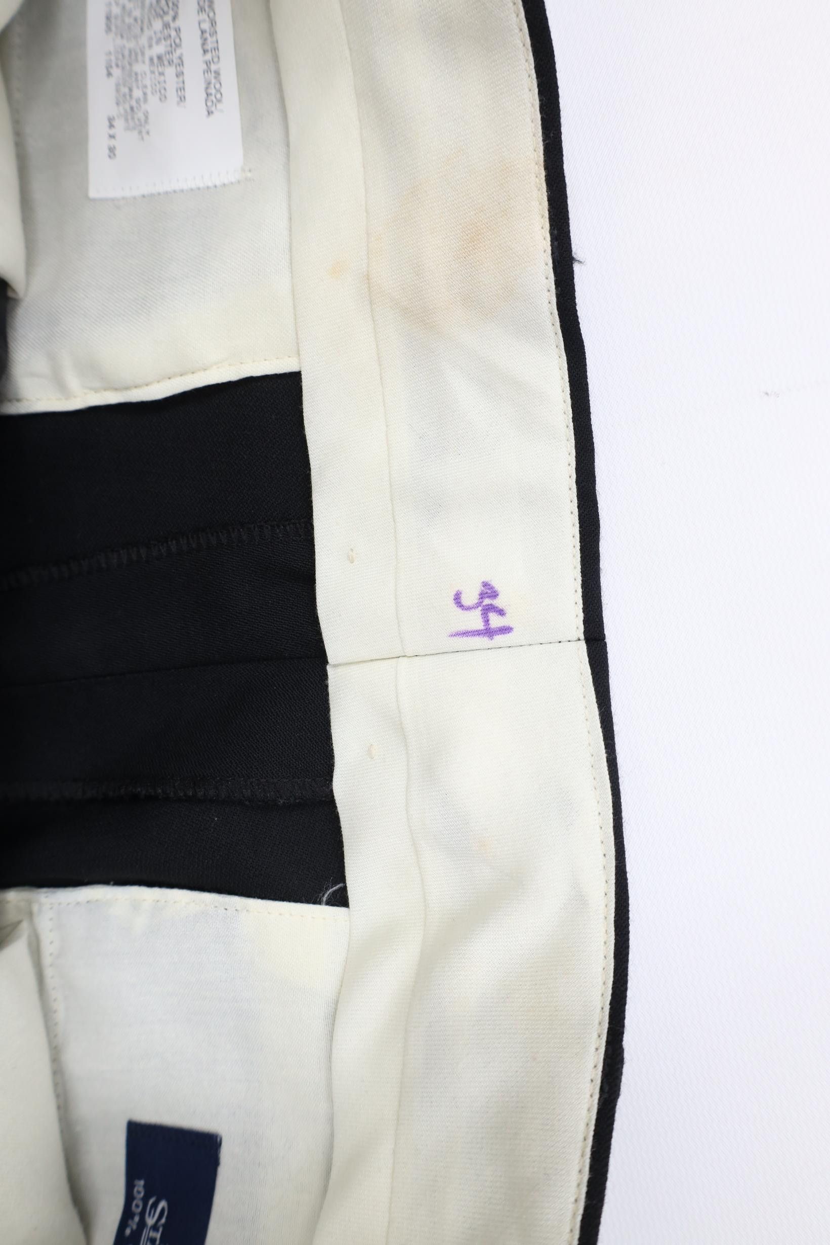 Vintage Vintage 90s Streetwear Wool Herringbone Wide Leg Chino Pants Size US 34 / EU 50 - 8 Thumbnail