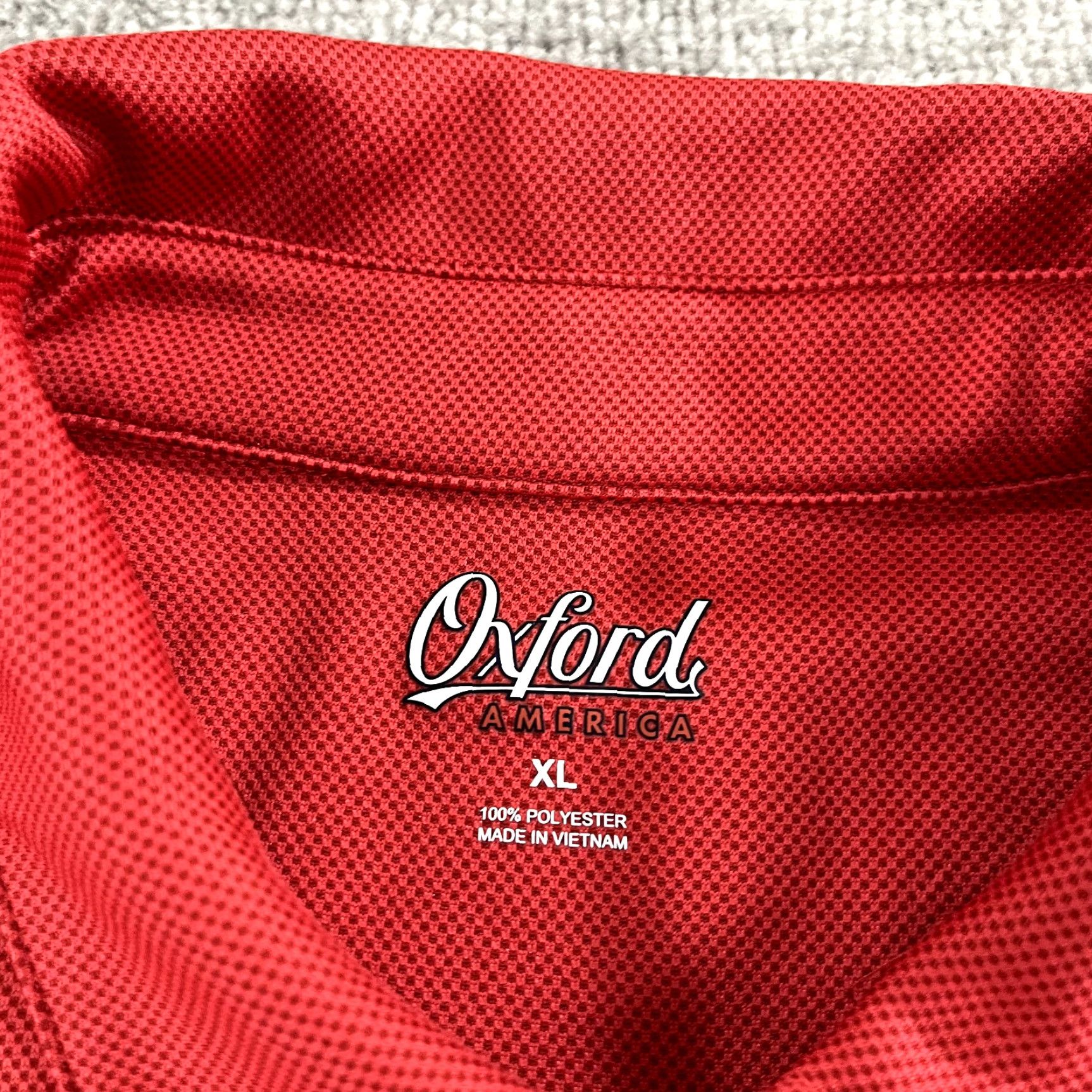 Vintage WHISTLING STRAITS Shirt Mens Extra Large Red Oxford Performance Golf S/S Size US XL / EU 56 / 4 - 3 Thumbnail
