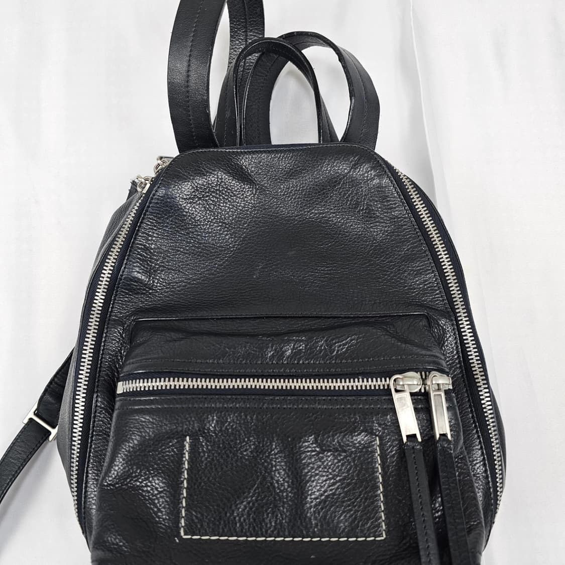Rick Owens Rick Owens Leather Backpack Size ONE SIZE - 1 Thumbnail
