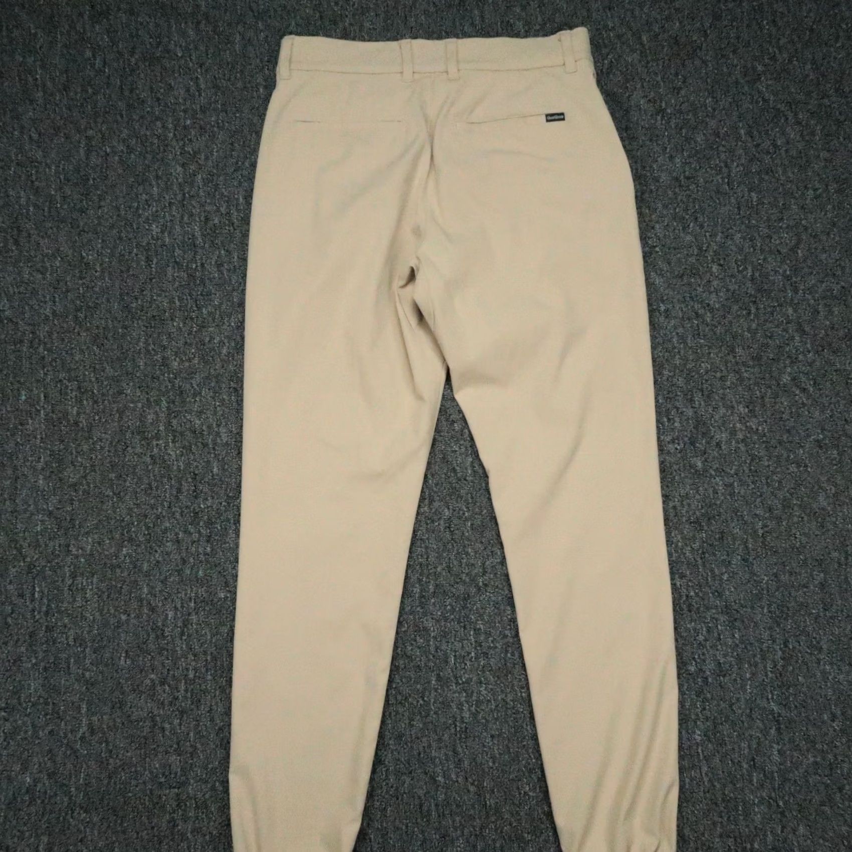 Vintage Good Good Pants Mens 28x30 Khaki Tan Jogger Zip Pocket Chino Stretch Size US 28 / EU 44 - 4 Thumbnail