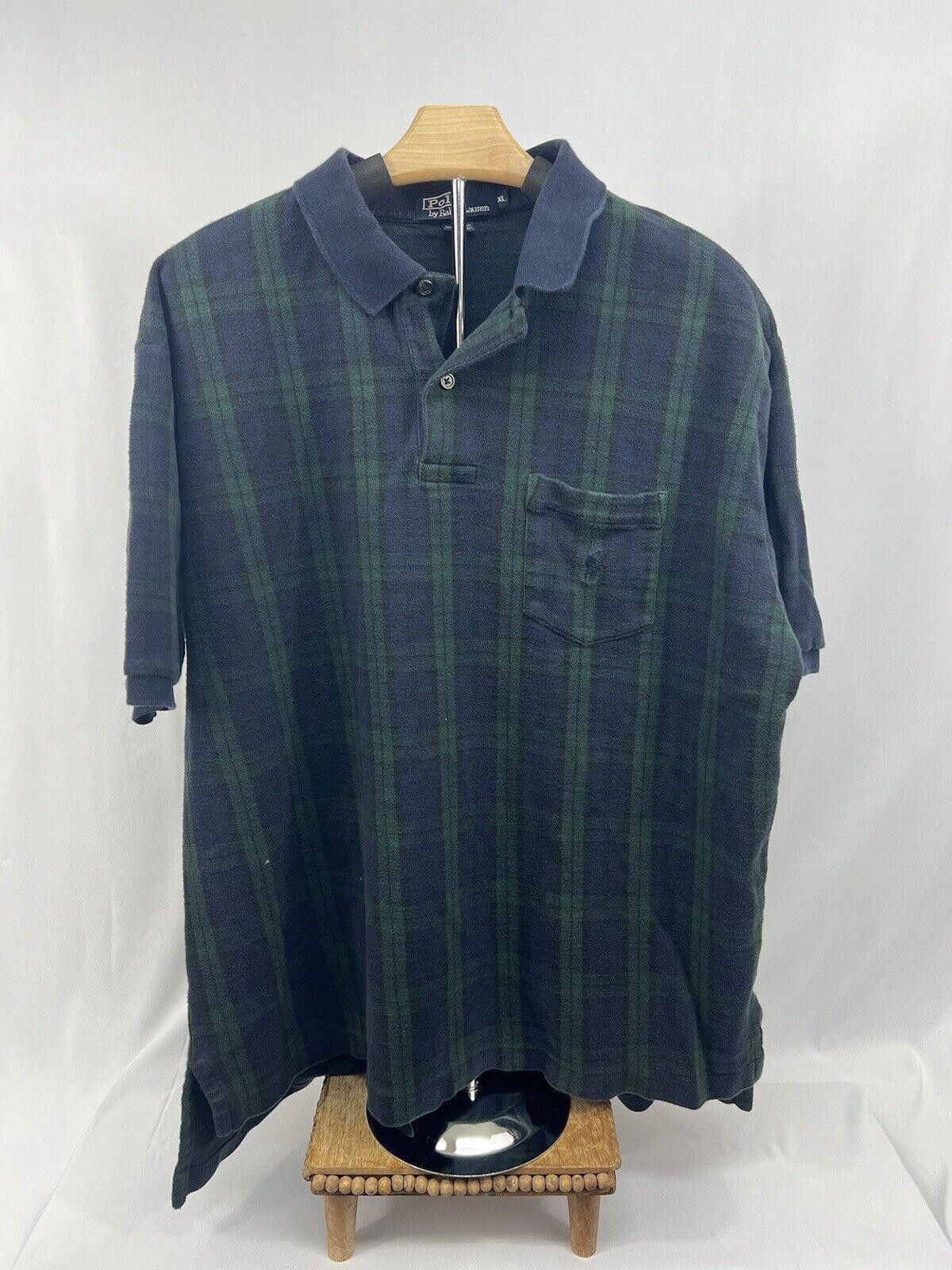 Polo Ralph Lauren Polo Ralph Lauren Plaid Sz X-L Mens Single Pocket 90s Size US XL / EU 56 / 4 - 1 Thumbnail