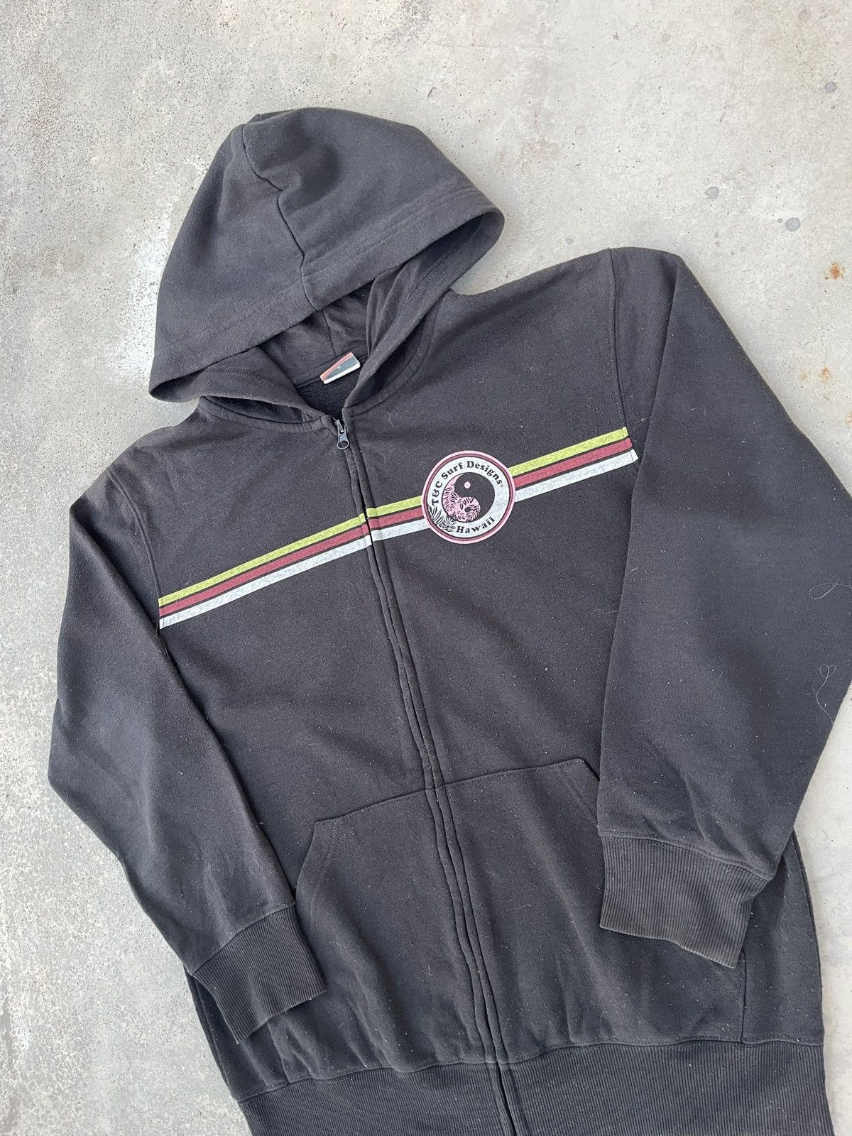 Japanese Brand × Vintage Vintage 90s T&C Surf Designs Hawaii Zip Up Hoodie Size US M / EU 48-50 / 2 - 5 Thumbnail