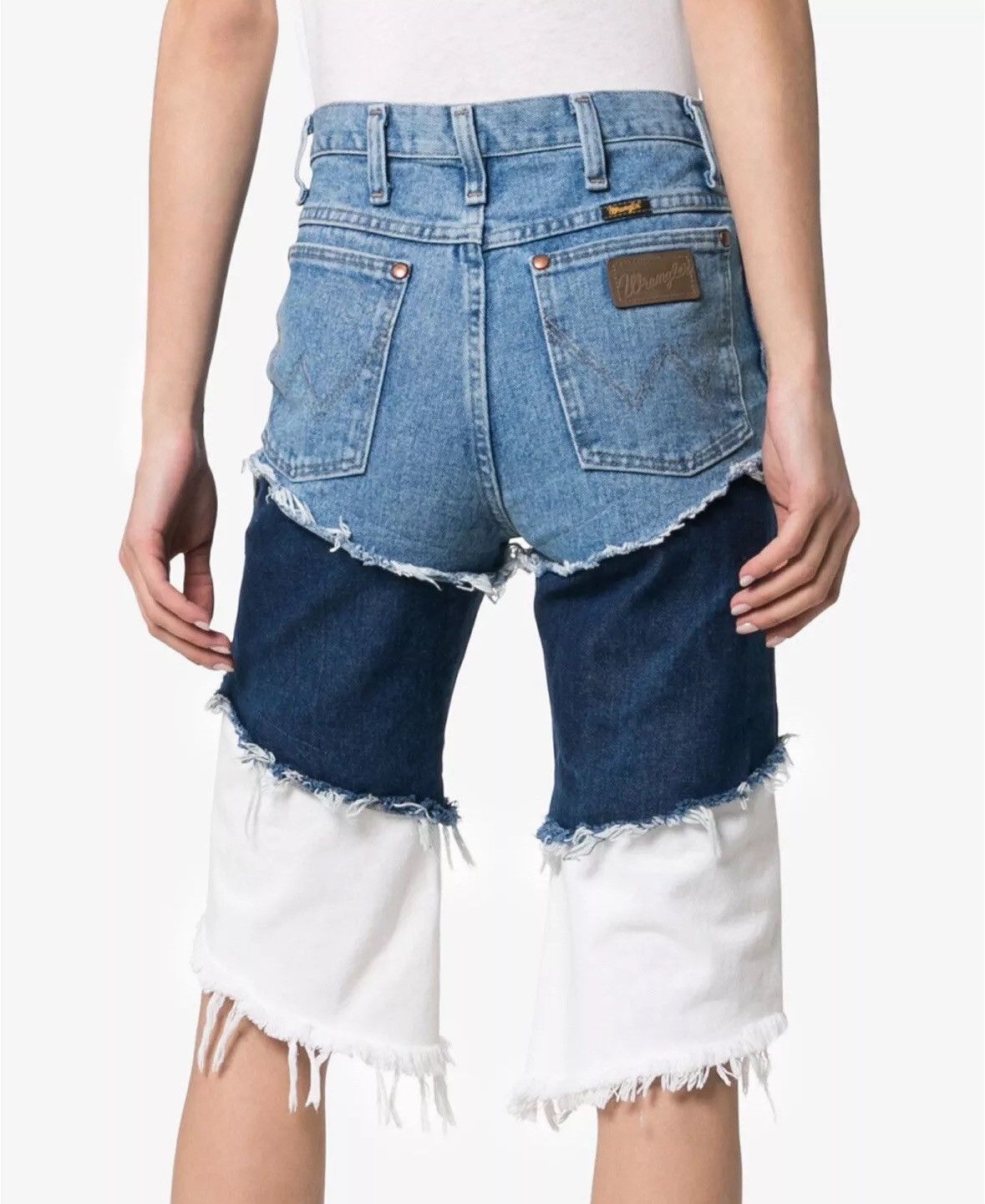 Natasha Zinko × Wrangler Natasha Zinko Wrangler Denim Shorts Size 28" / US 6 / IT 42 - 3 Thumbnail