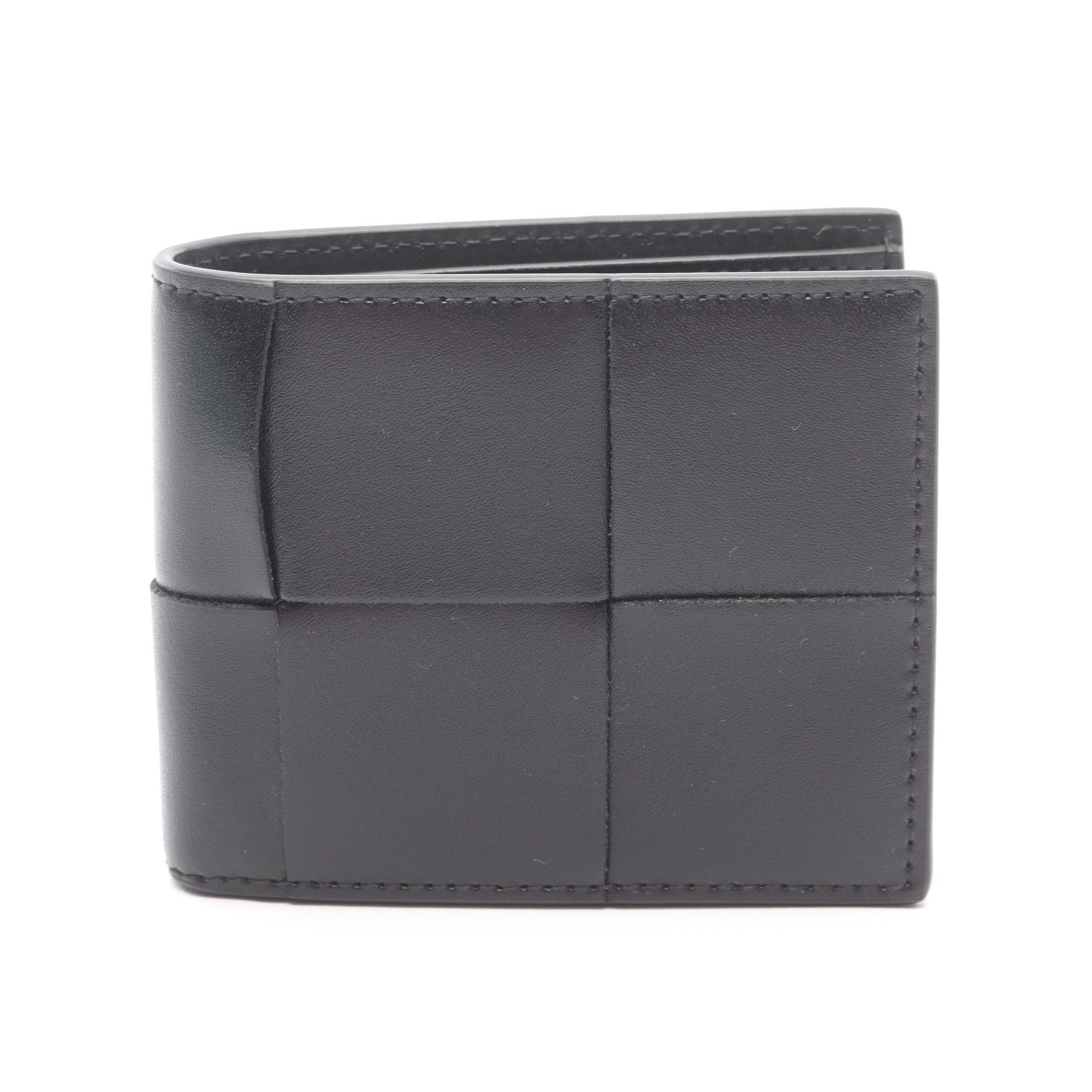 Bottega Veneta Bottega Veneta Cassette Wallet Leather Black Size ONE SIZE - 1 Thumbnail