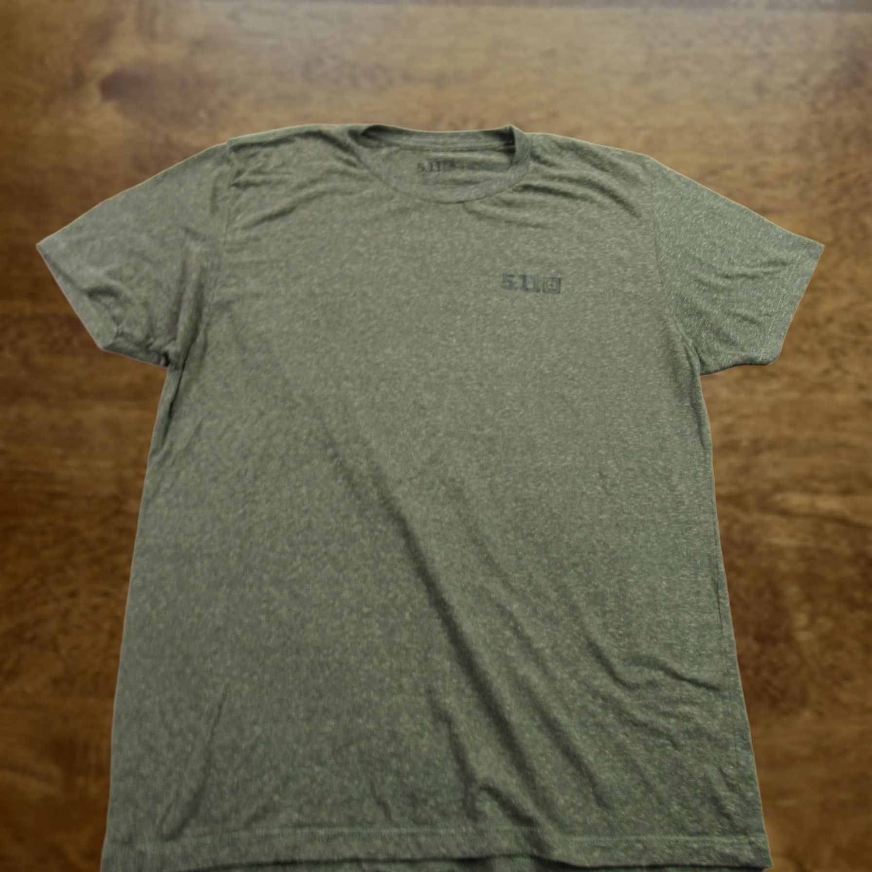 Vintage 5.11 Shirt Mens Large Short Sleeve Crew Neck Outdoors Lightweight Green Casual Size US L / EU 52-54 / 3 - 1 Thumbnail