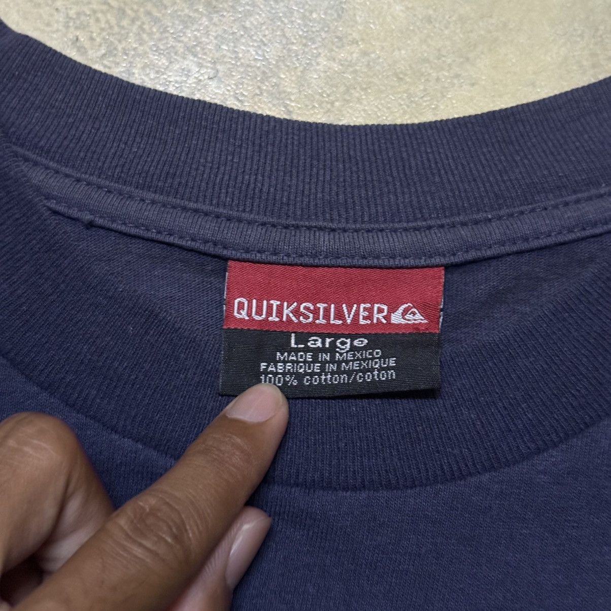 Quiksilver Vintage Quiksilver Big Logo T Shirt Size US L / EU 52-54 / 3 - 8 Thumbnail