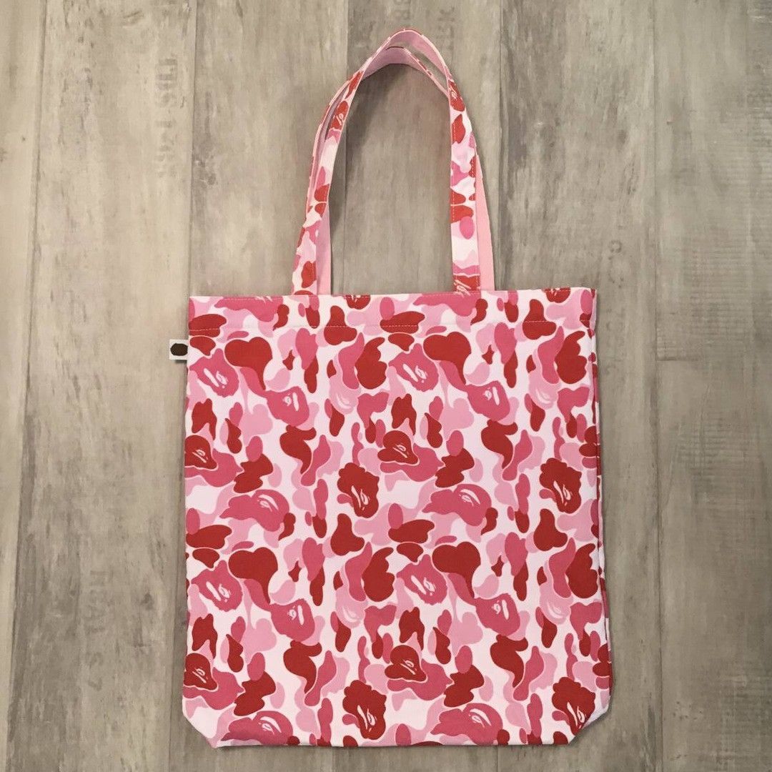 Bape × Nigo 🔥Reversible🔥 BAPE Tote Bag ABC camo Pink a bathing ape NIGO Size ONE SIZE - 6 Thumbnail