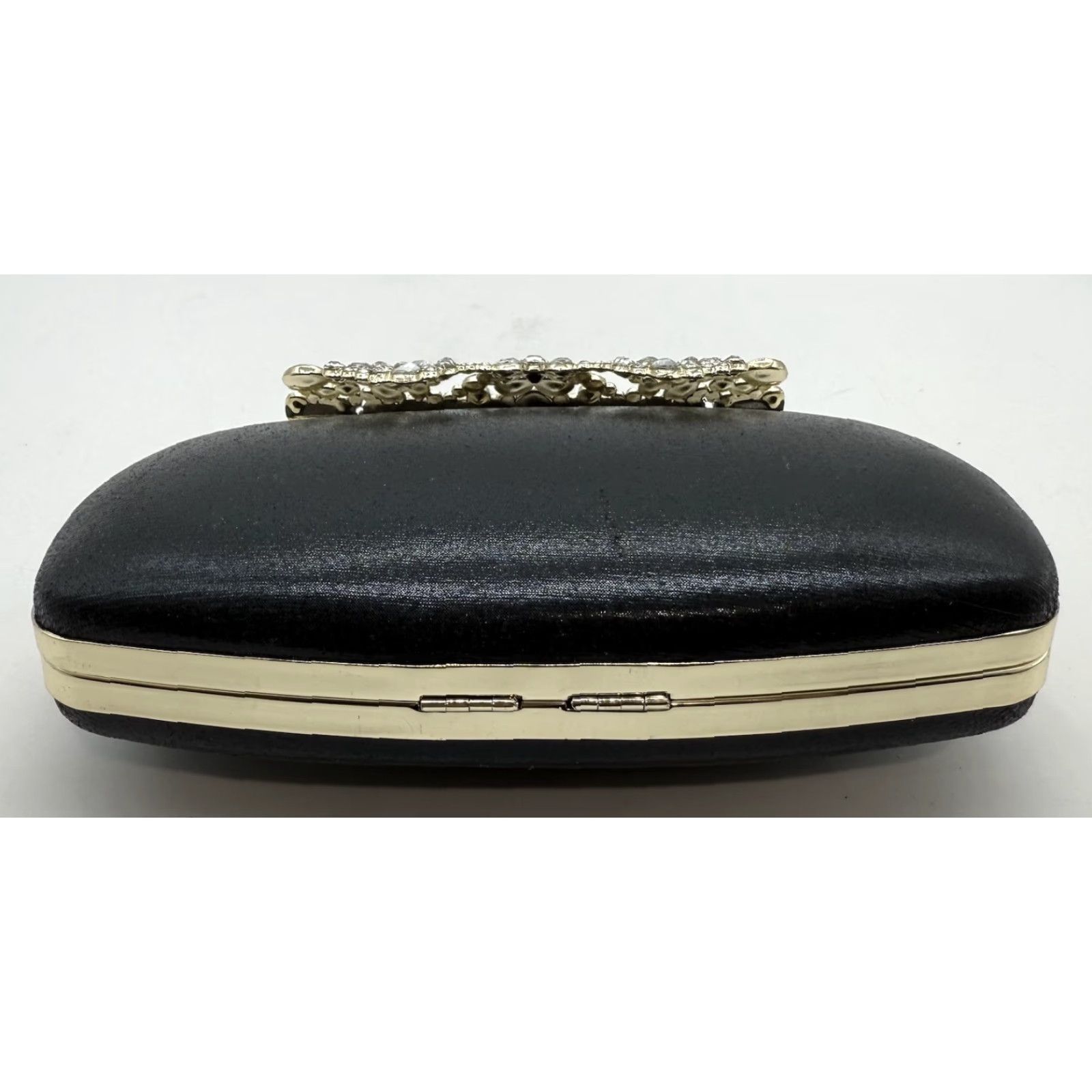 Vintage Kate Landry Black Clutch Evening Bag Rhinestones Crossbody Ladies Size ONE SIZE - 3 Thumbnail