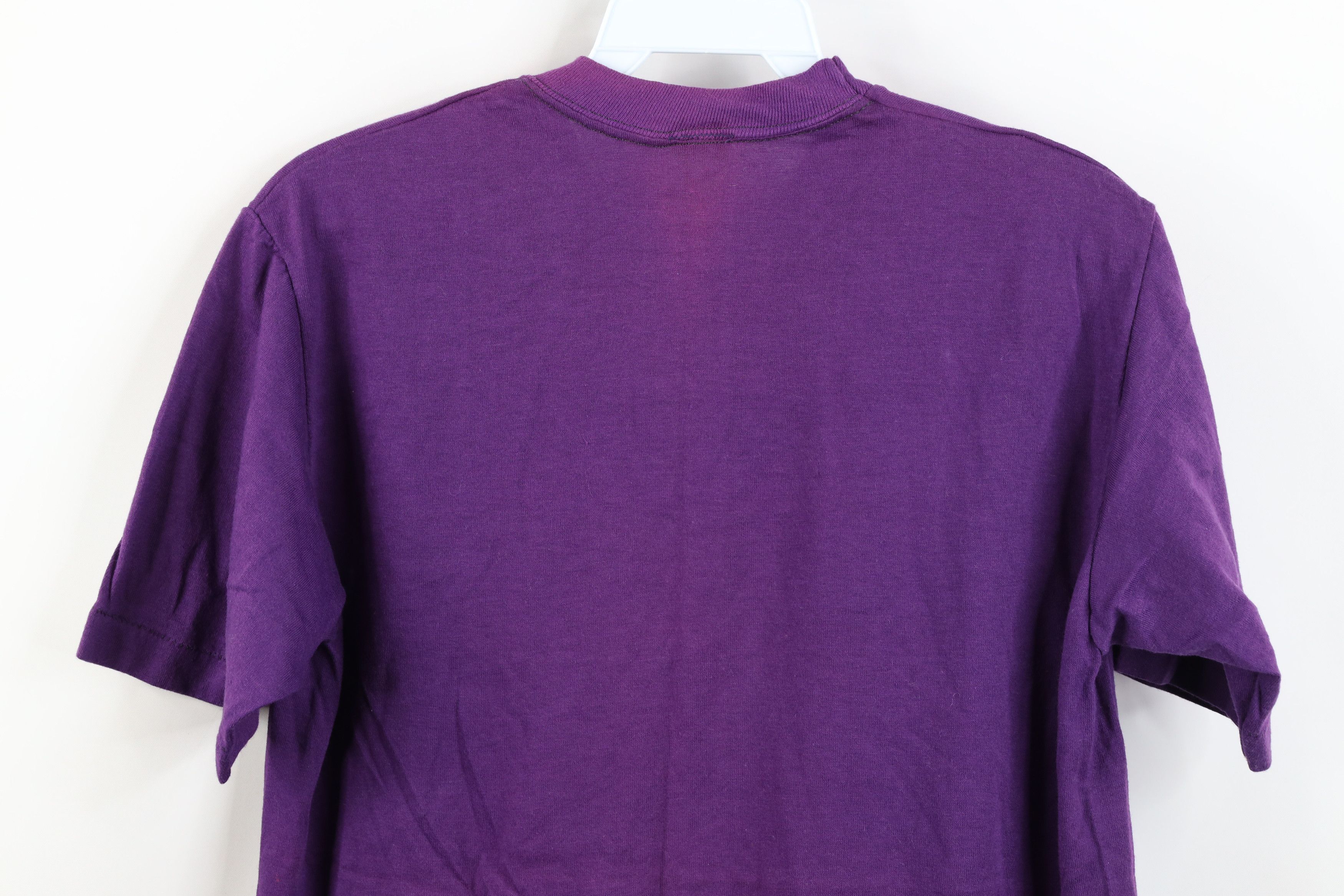 Vintage Vintage 70s 80s Indianapolis 500 Racing T-Shirt Purple USA Size M / US 6-8 / IT 42-44 - 14 Thumbnail
