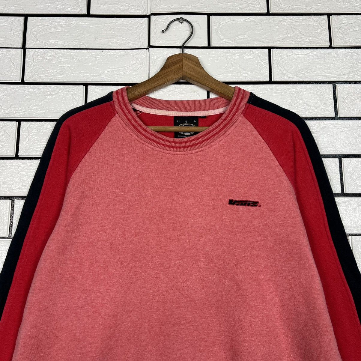 Vans Vintage VANS Embroidered Logo Crewneck Sweatshirt #4080-C185 Size US L / EU 52-54 / 3 - 2 Thumbnail