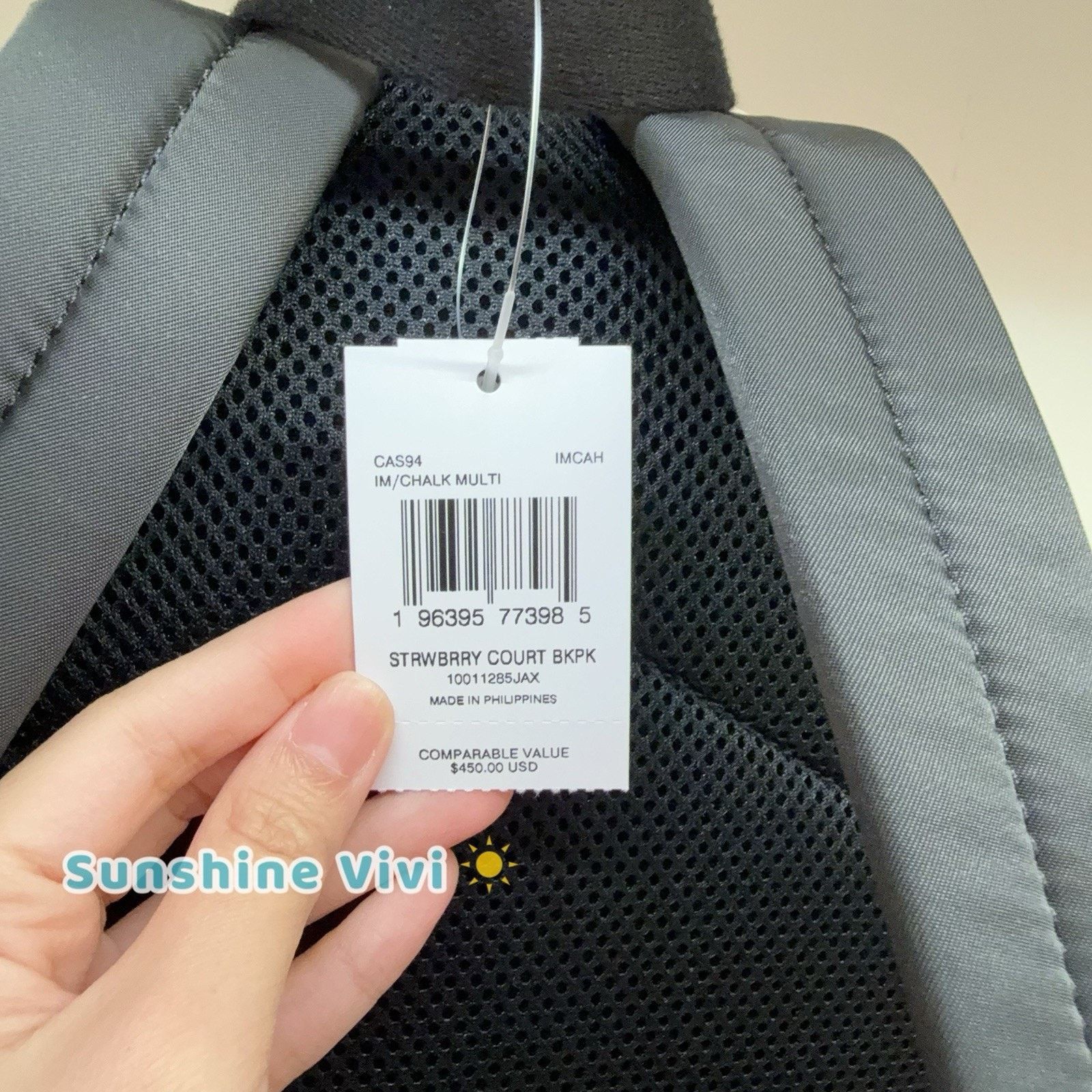 Coach NWT Coach Court Backpack Strawberry CAS94 Gold/Chalk Size ONE SIZE - 3 Thumbnail