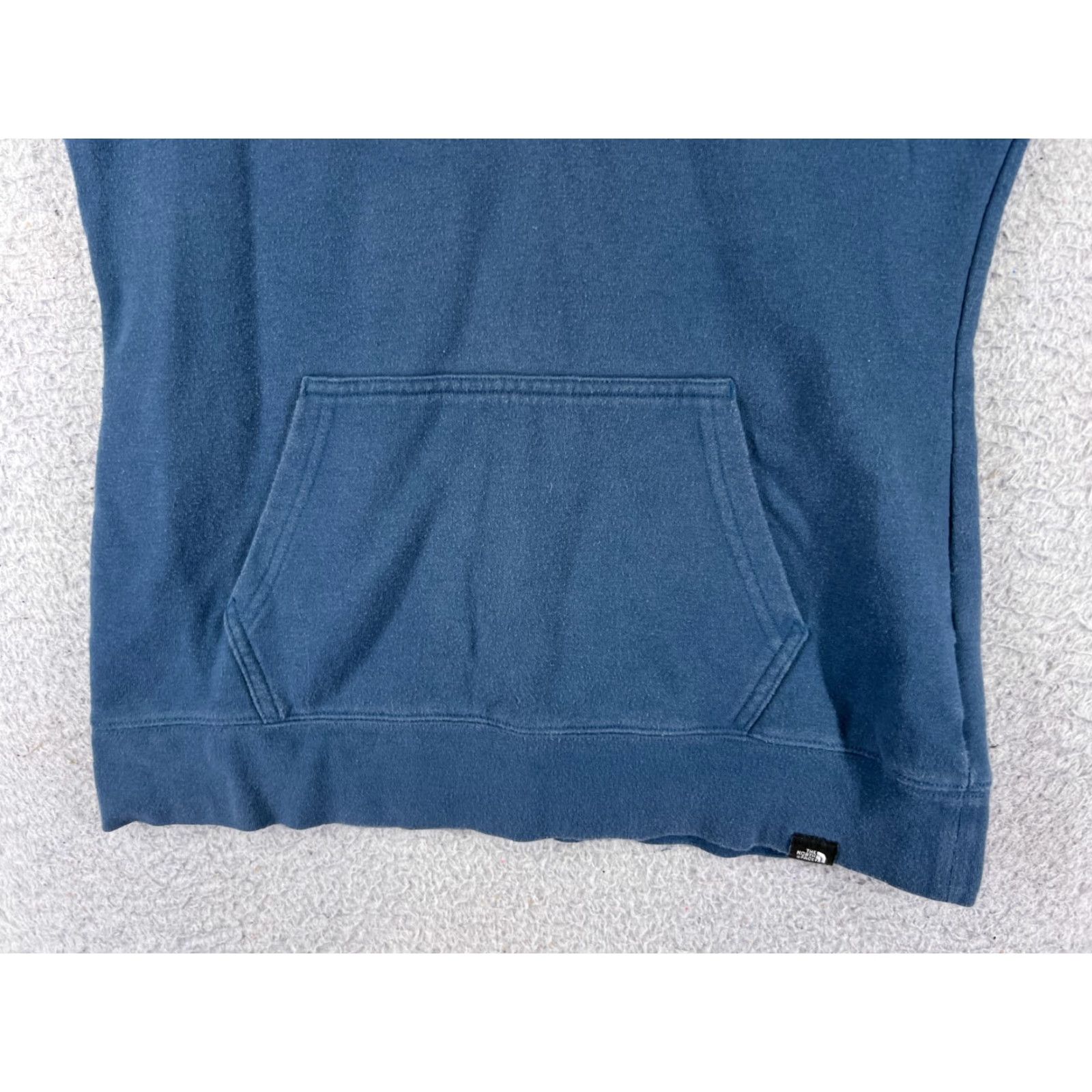The North Face The North Face Hoodie Womens Small Blue Pullover Logo Sweater Cotton Blend Size S / US 4 / IT 40 - 5 Thumbnail