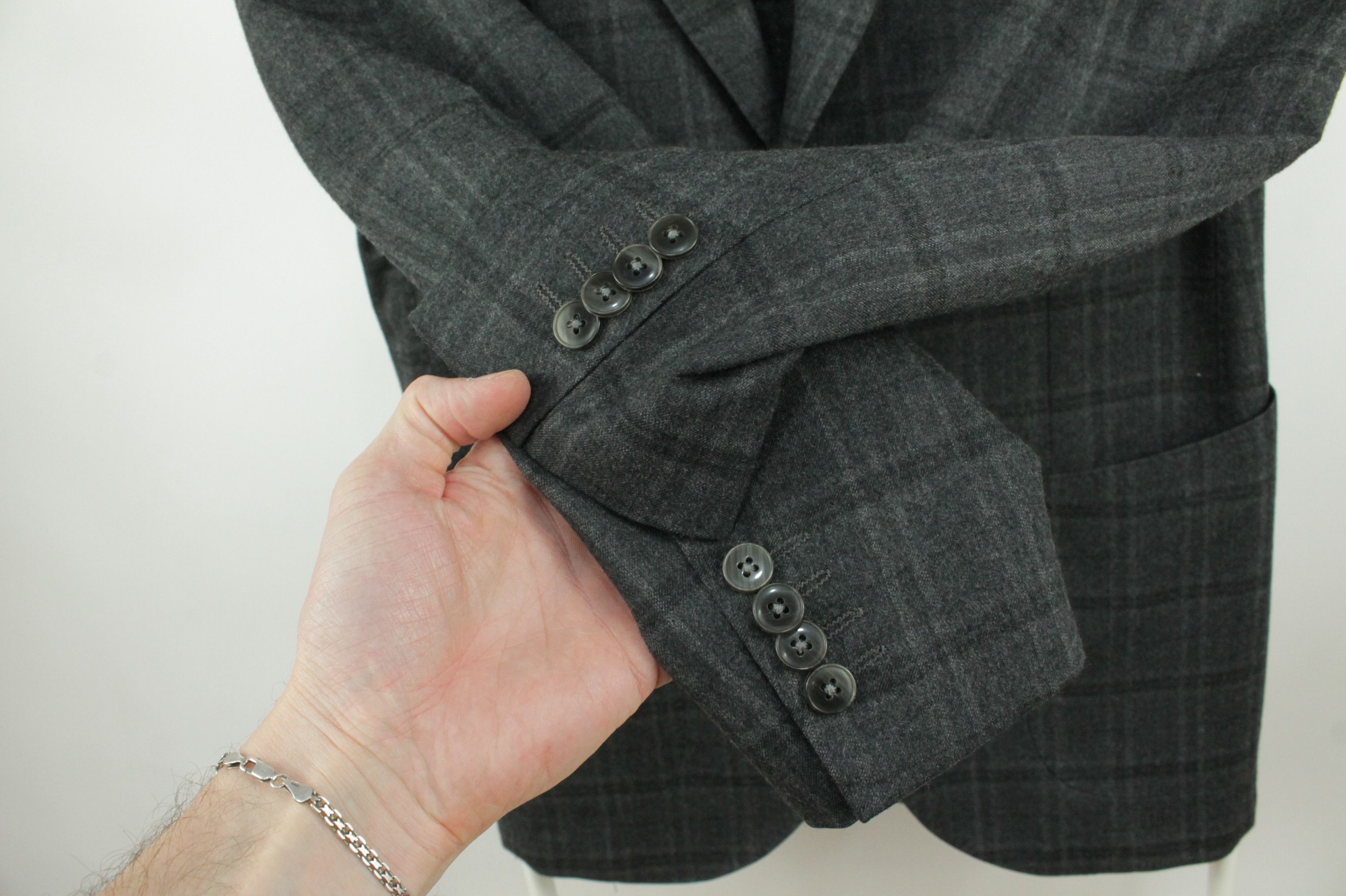 L.B.M. 1911 L.B.M 1911 Light Flannel Wool Check Sport Coat Blazer Jacket Size US M / EU 48-50 / 2 - 3 Thumbnail