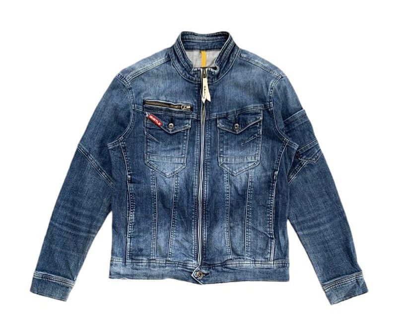Japanese Brand Burtle Workwear Jacket Denim Like Size US L / EU 52-54 / 3 - 1 Thumbnail