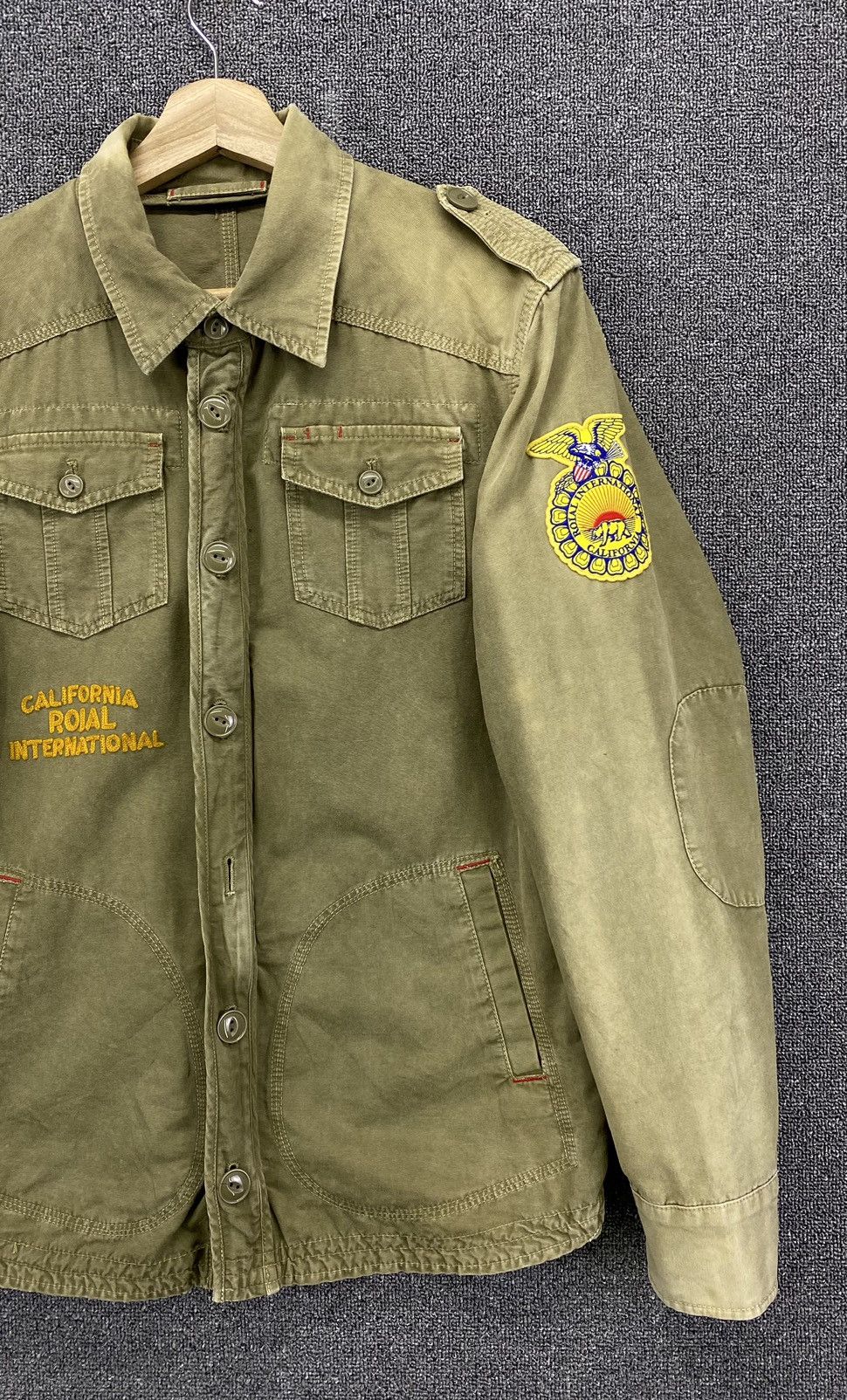 Japanese Brand Vintage Roial International California Military Army Jacket Size US M / EU 48-50 / 2 - 5 Thumbnail