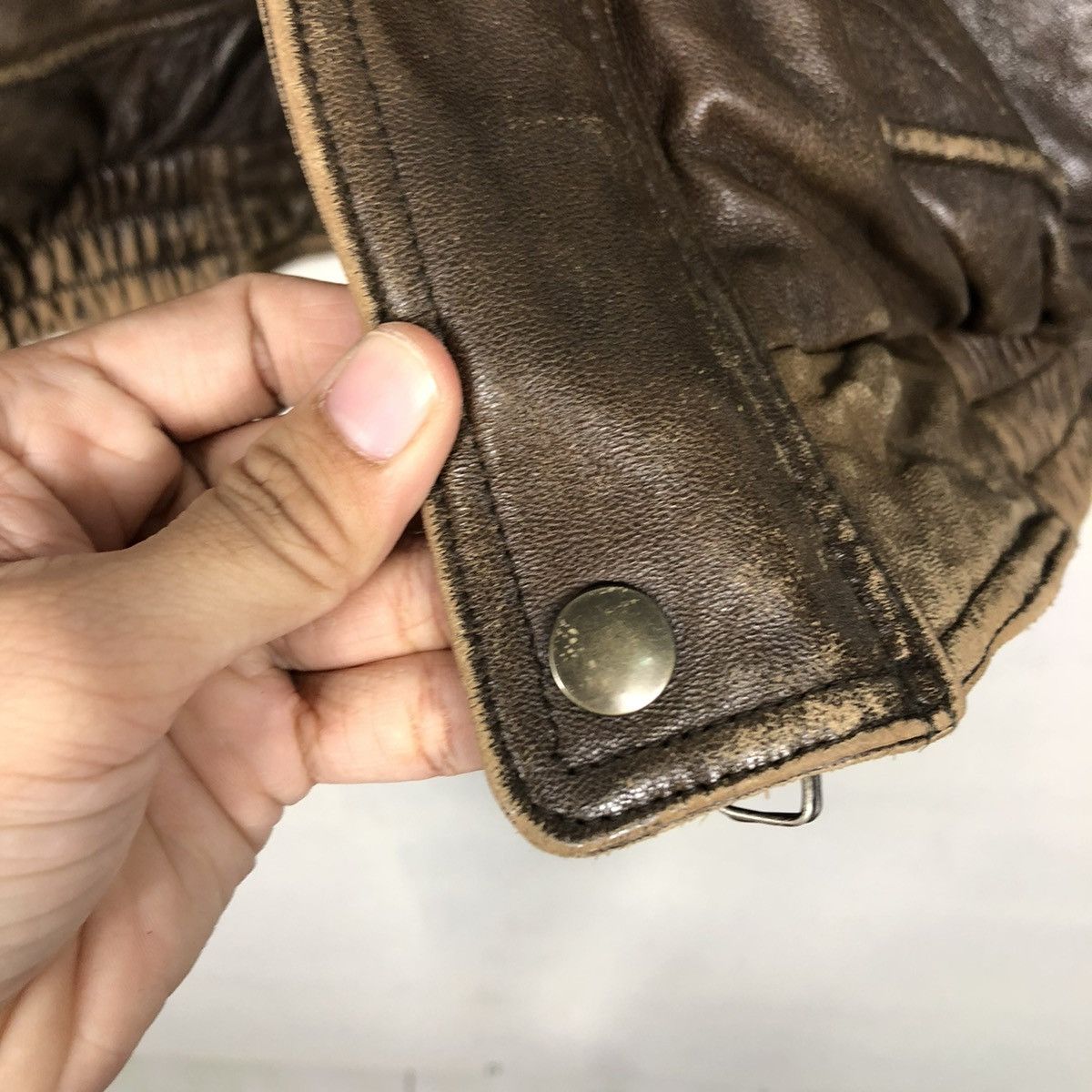 Japanese Brand VINTAGE PARACHUTE BIKER LEATHER JACKET BLANKET ISSEY MIYAKE Size US L / EU 52-54 / 3 - 18 Thumbnail