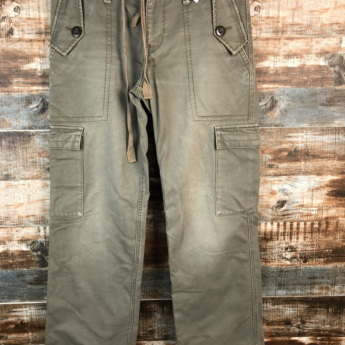 Levi's Levis military tactical Green Cargo Multipocket Pants #A2439 Size US 32 / EU 48 - 5 Thumbnail
