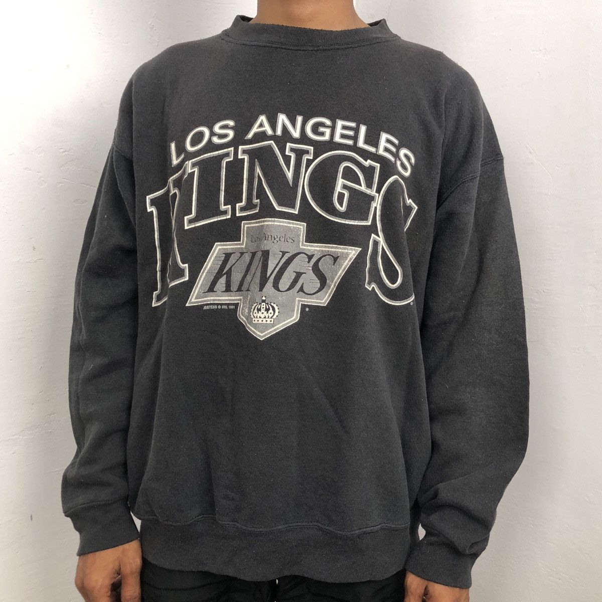 NHL × Vintage Vintage Los Angeles Kings NHL 1991 sweatshirt Size US L / EU 52-54 / 3 - 2 Thumbnail