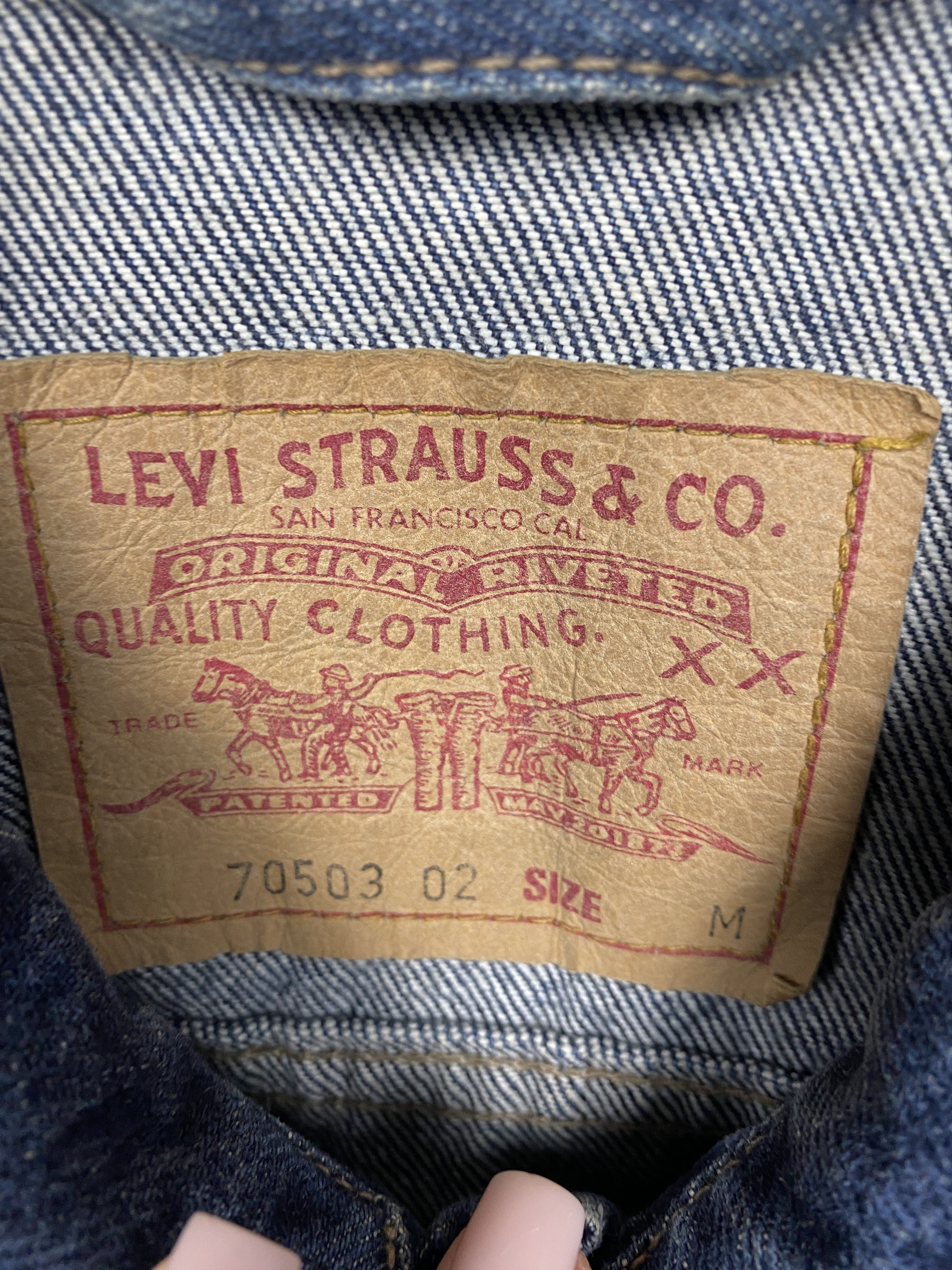 Levi's Levi's Vintage Mens Denim Jacket Y2K Jeans Size US M / EU 48-50 / 2 - 5 Thumbnail