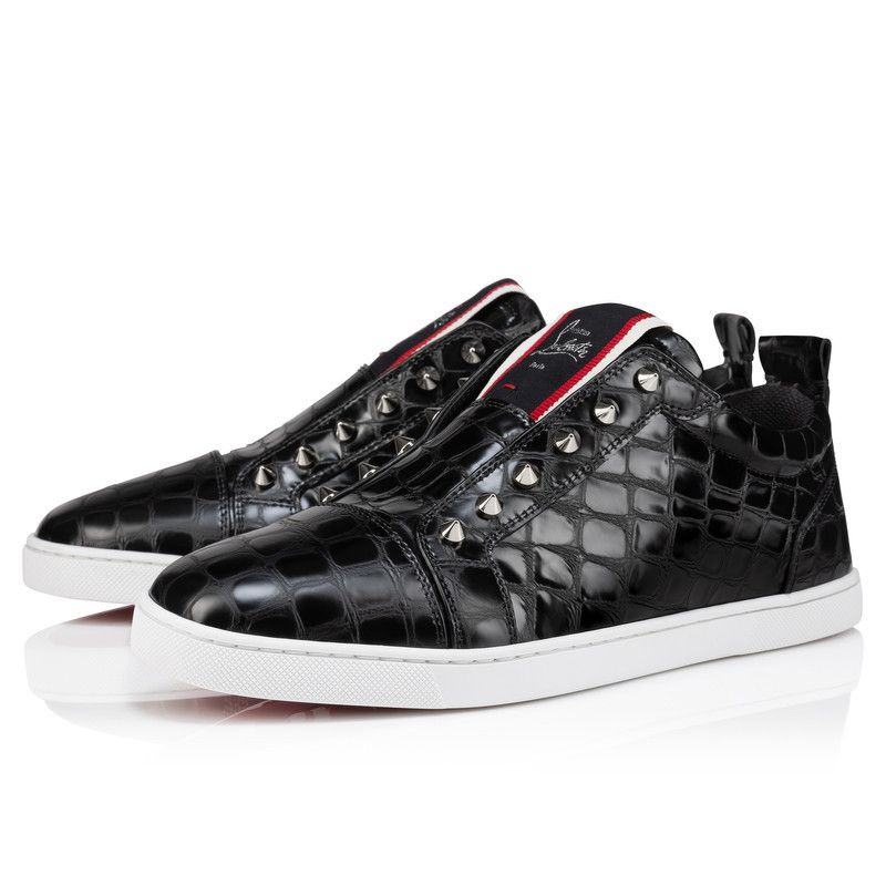 Christian Louboutin os11x0526 F.A.V Fique A Vontade Sneakers in Black Size US 12 / EU 45 - 2 Thumbnail
