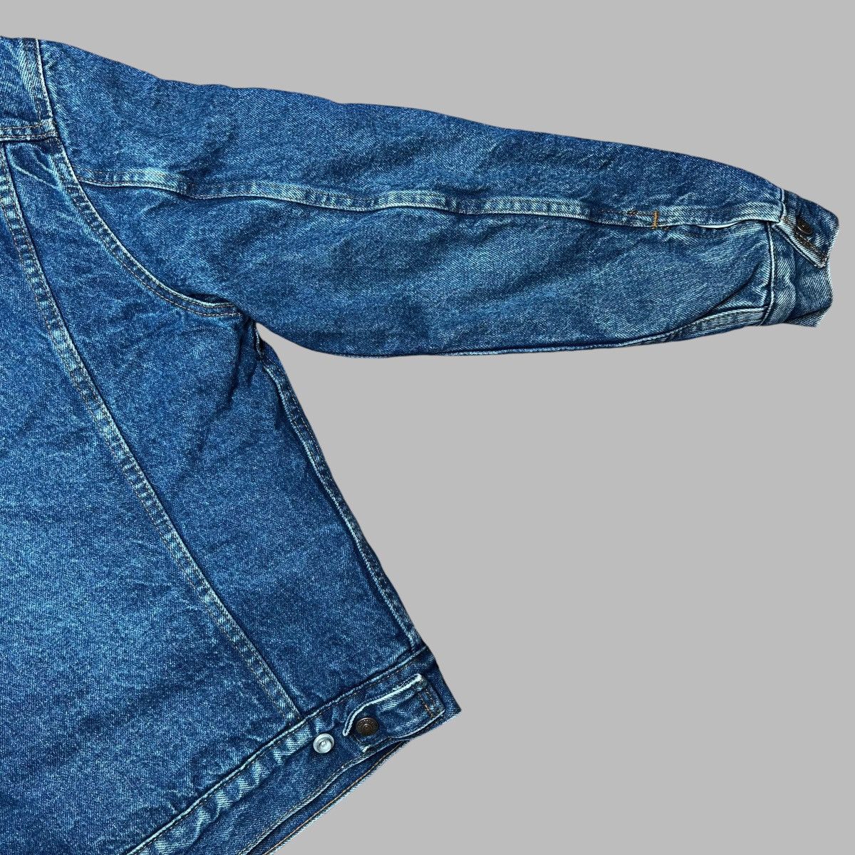 Levi's × Vintage Vintage 1980s Levi’s Denim Sherpa Lined Trucker Jacket Size US S / EU 44-46 / 1 - 12 Thumbnail