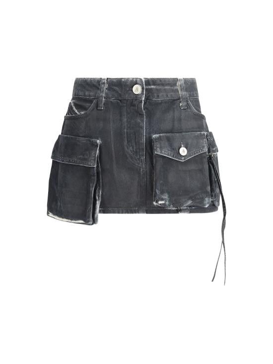 The Attico THE ATTICO Women Skirts 250WCR00136DDD100AA 184 BLACK Size 27" / US 4 / IT 40 - 1 Thumbnail