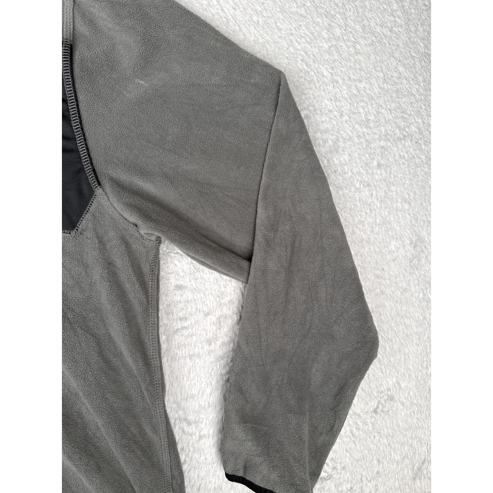Timberland Timberland Pullover Mens XL Gray Fleece Quarter Zip Chest Pocket Outdoor READ Size US XL / EU 56 / 4 - 2 Thumbnail