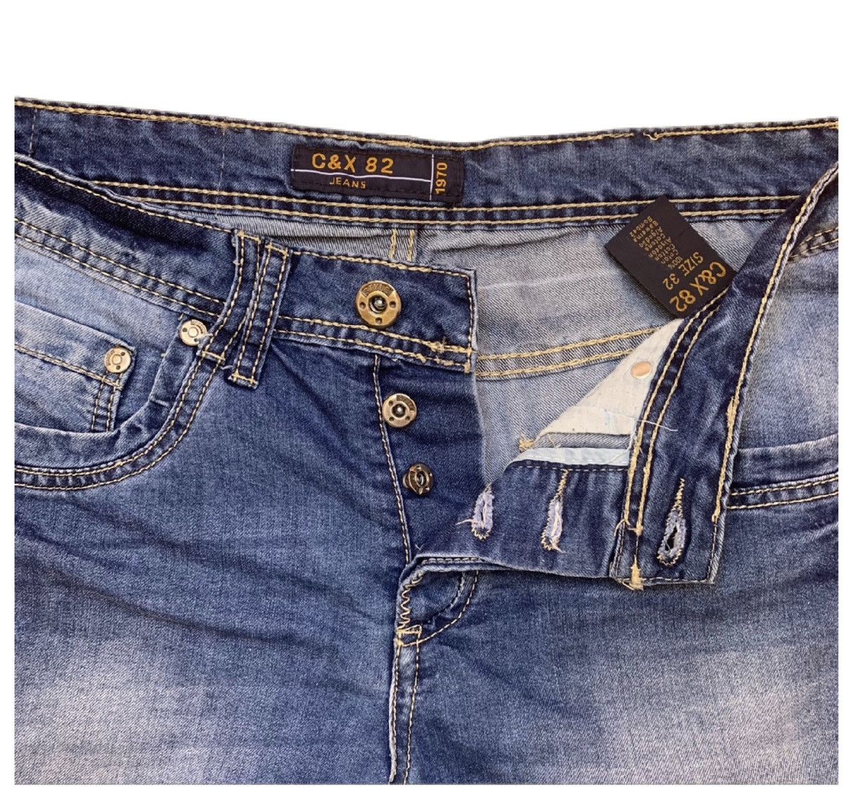 Jean × Vintage Vintage C y X82 Denim Shorts Size US 32 / EU 48 - 3 Thumbnail