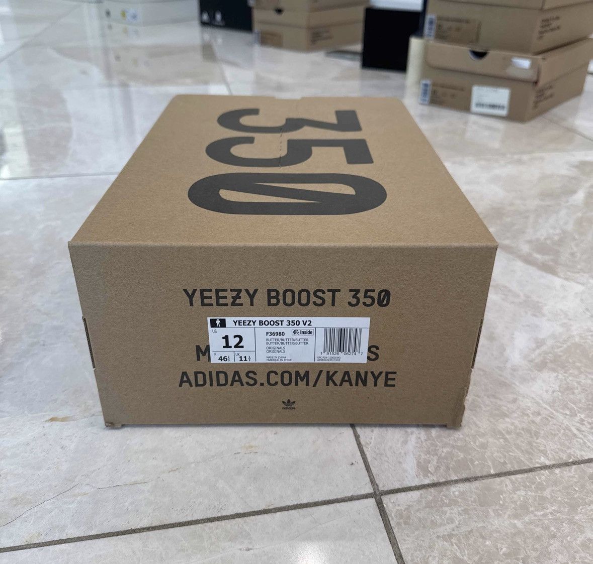 Yeezy Adidas Yeezy Boost 350 V2 'Butter' Size US 12 / EU 45 - 7 Thumbnail
