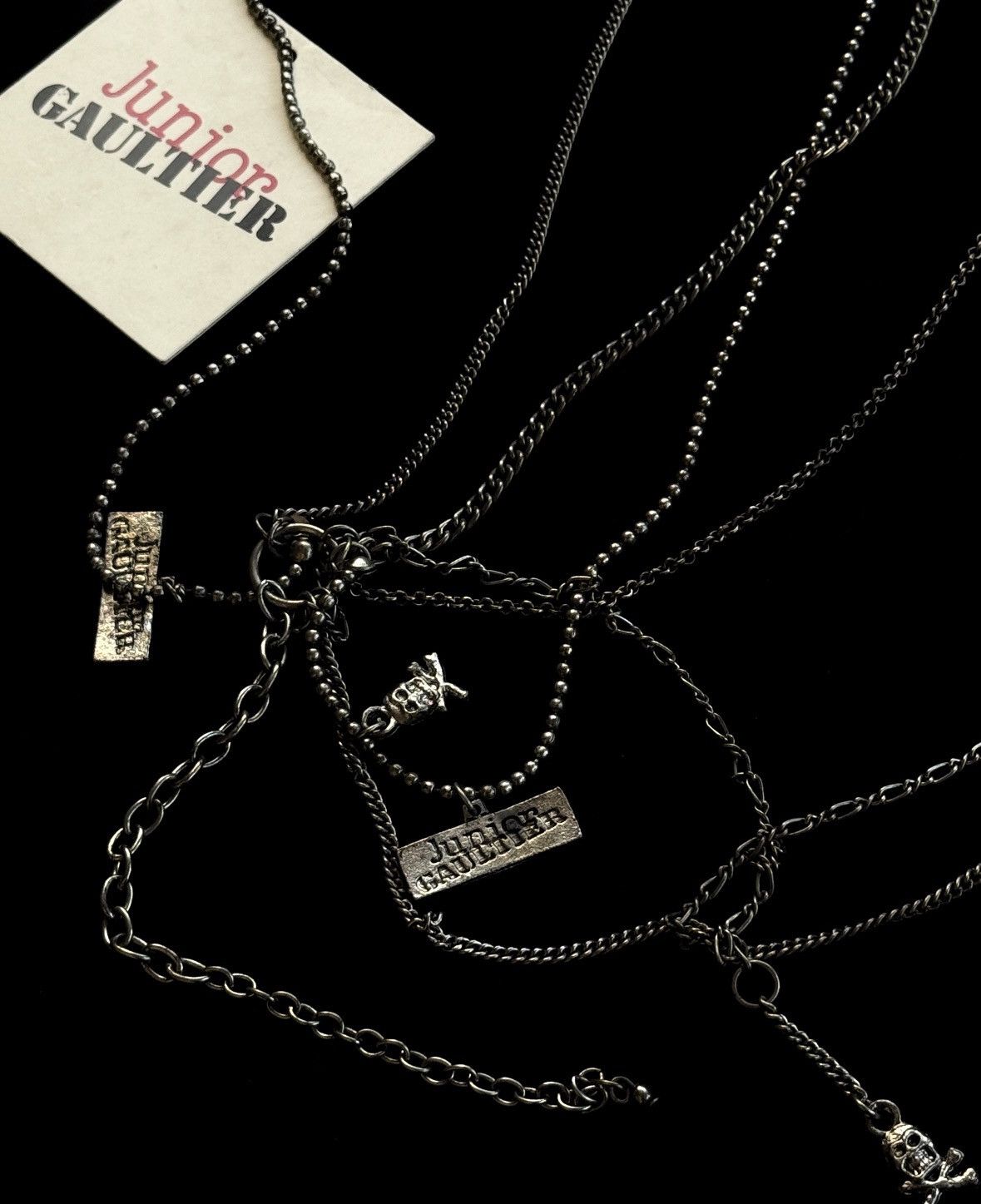 Jean Paul Gaultier Jean Paul Gaultier Junior Multi Chain Charm Necklace 1990 Size ONE SIZE - 8 Thumbnail