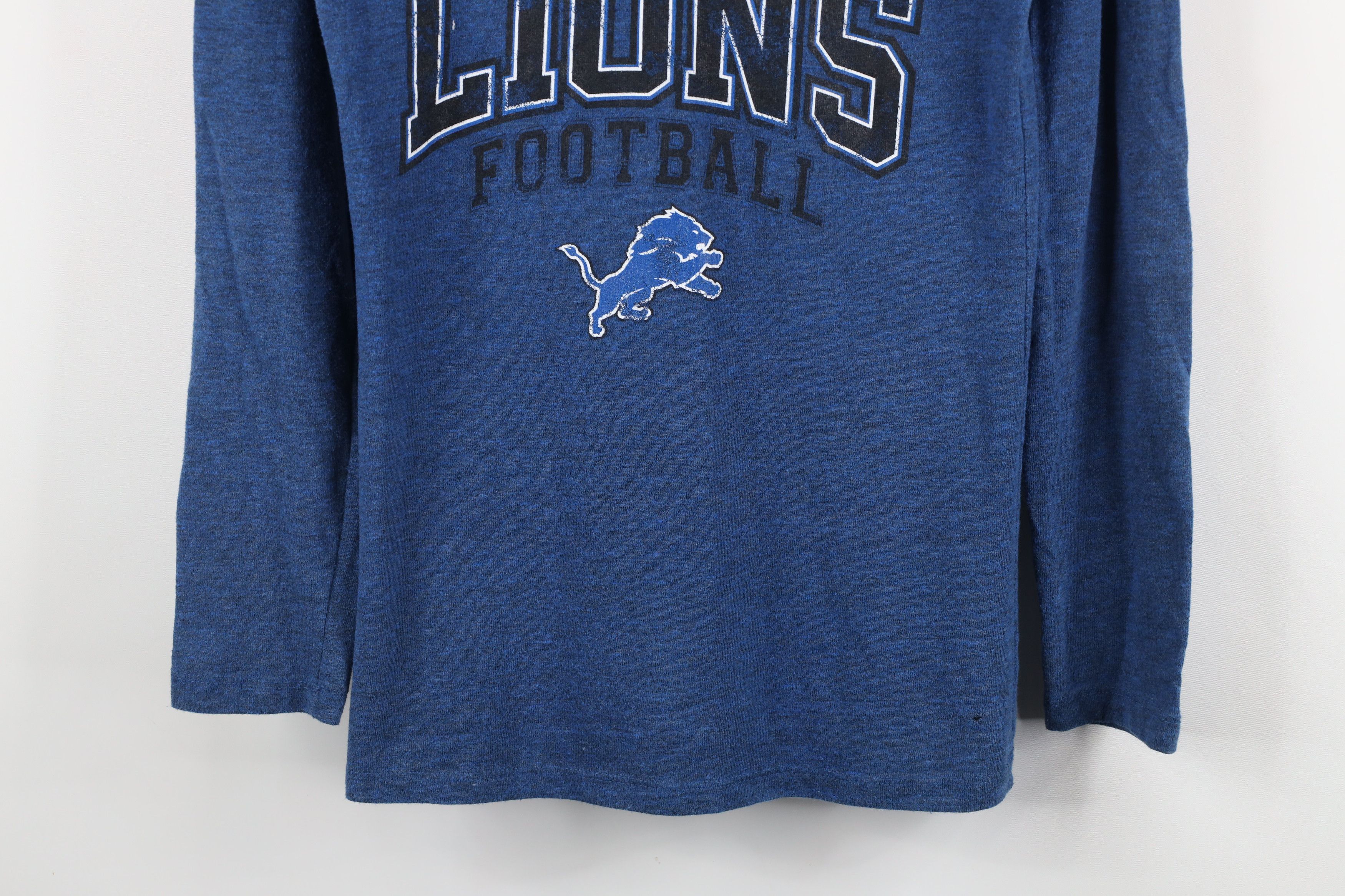 Vintage Vintage NFL Detroit Lions Football Long Sleeve T-Shirt Size M / US 6-8 / IT 42-44 - 3 Thumbnail