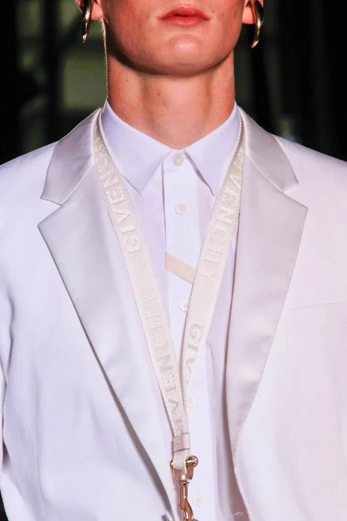 Givenchy Givenchy Satin Collar White Blazer 48 Size 48S - 3 Thumbnail