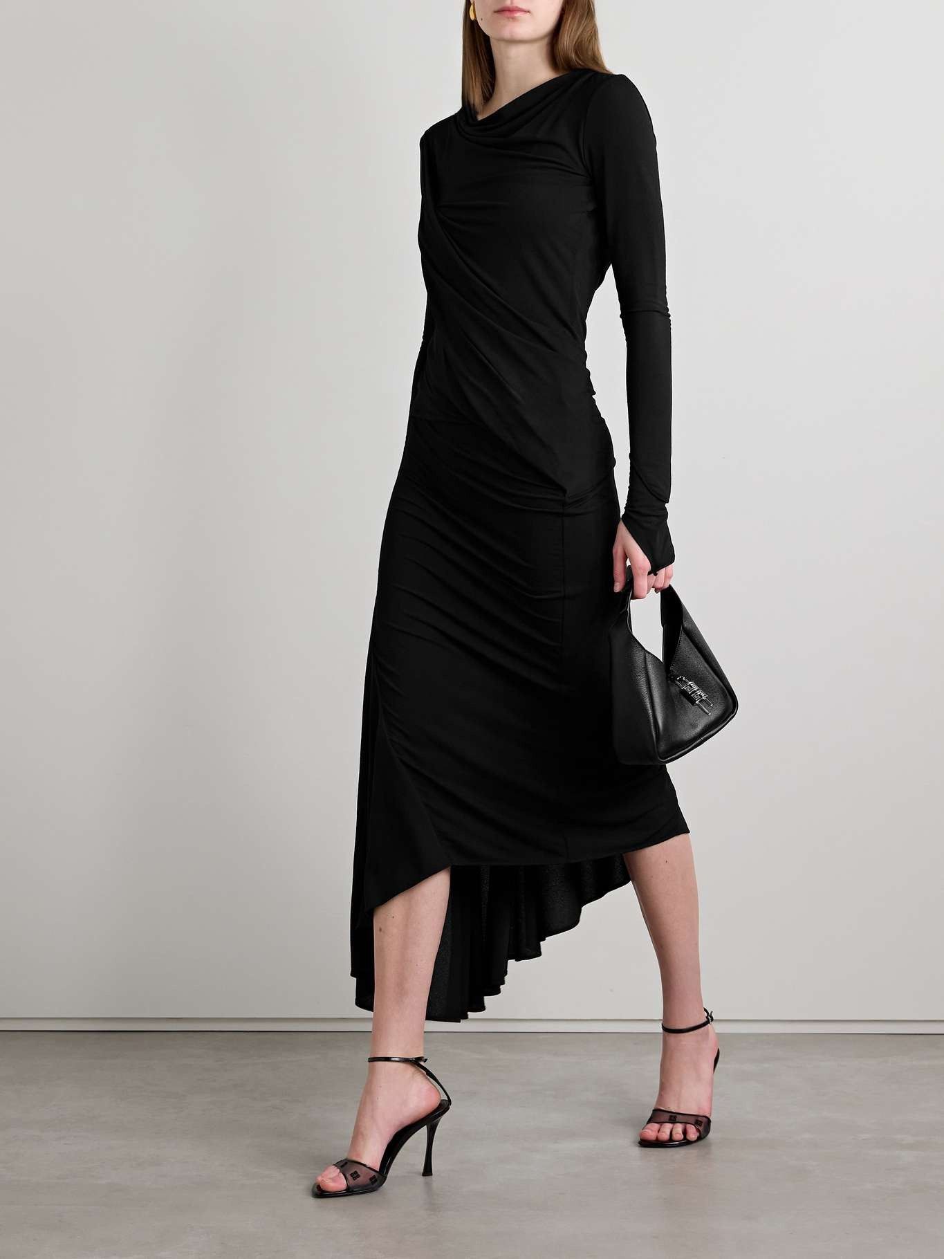 Givenchy o1y0925 Elegant Maxi Dress in Black Size M / US 6-8 / IT 42-44 - 2 Thumbnail