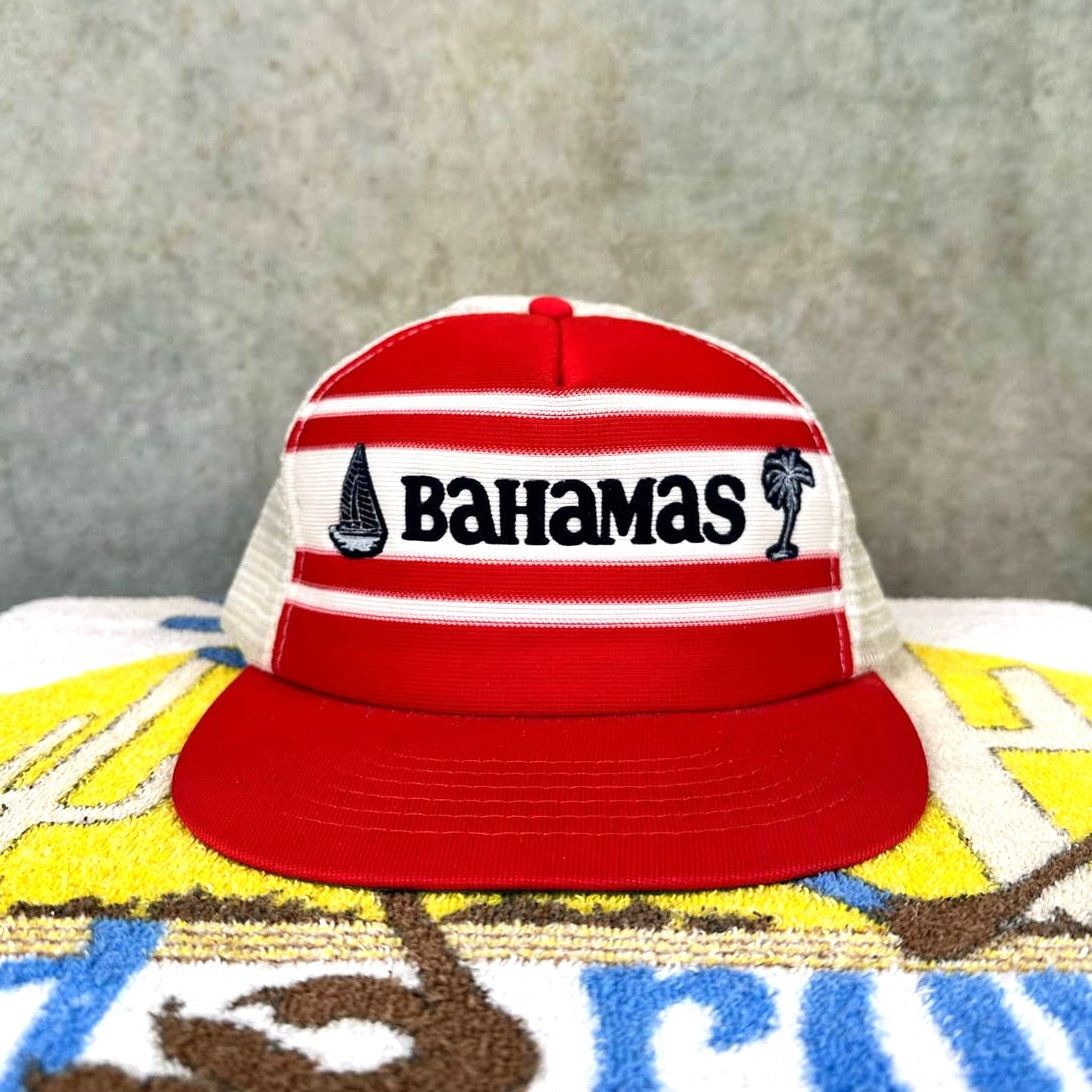 Vintage Vintage Bahamas Trucker Hat 80s Snapback Mesh Back Size ONE SIZE - 2 Thumbnail