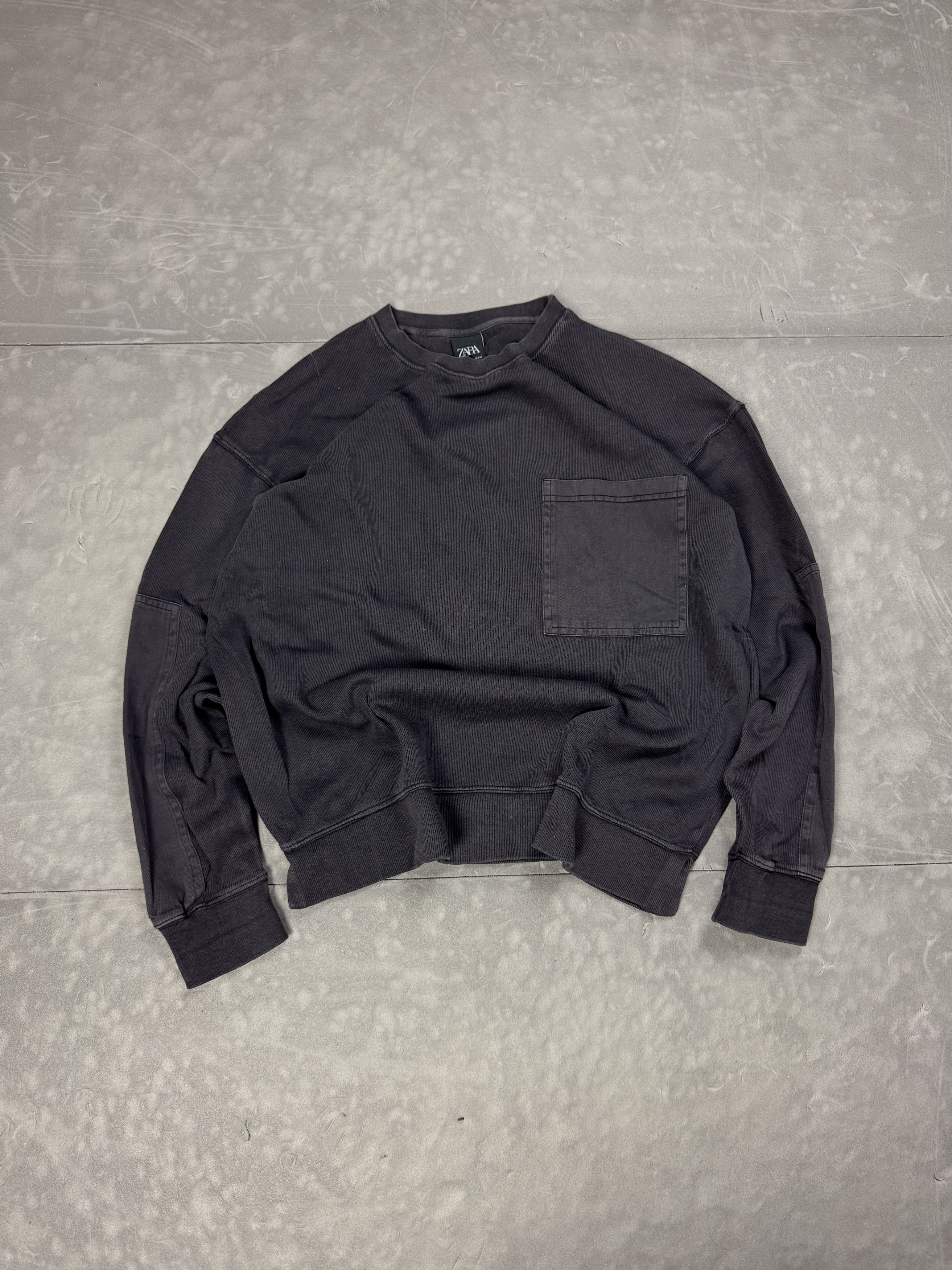 Vintage × Zara Zara washed oversize crewneck 90s 80s y2k sweatshirt Size US L / EU 52-54 / 3 - 1 Thumbnail