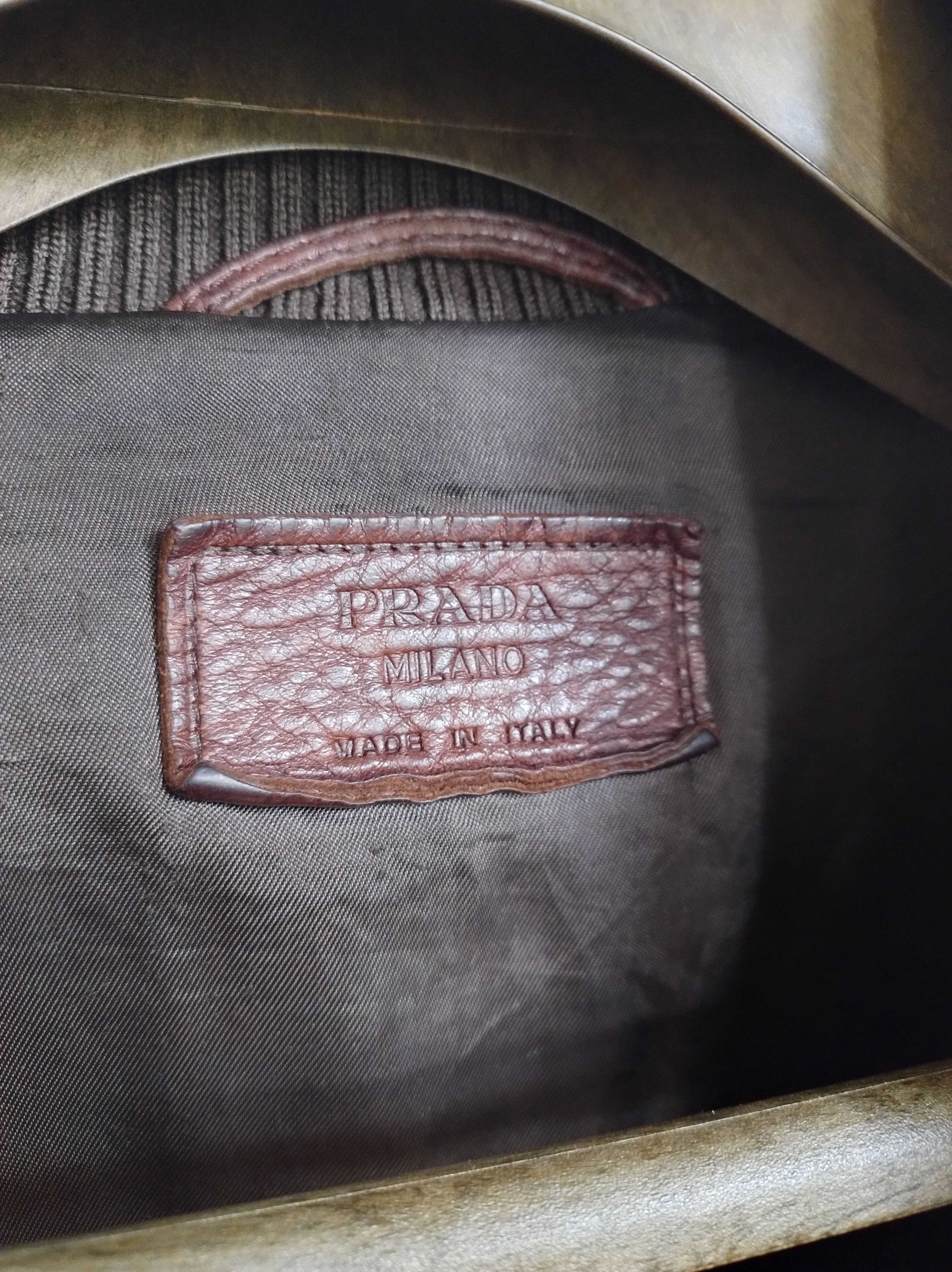 Prada Prada Leather Jacket Cargo Bomber archive 2008 Size US M / EU 48-50 / 2 - 12 Thumbnail