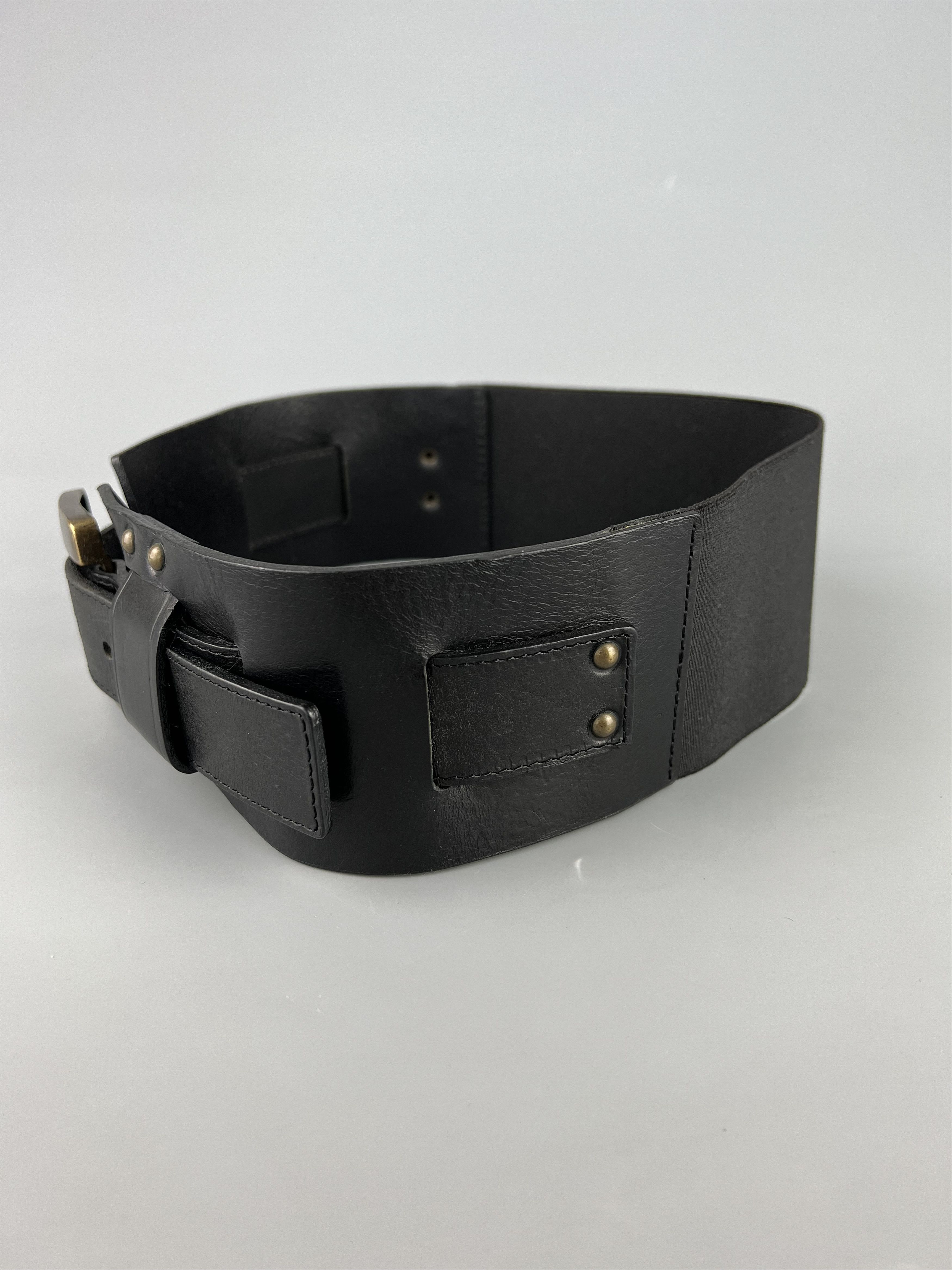 Liu Jo Liu Jo Black Leather Belt Size S Size ONE SIZE - 2 Thumbnail