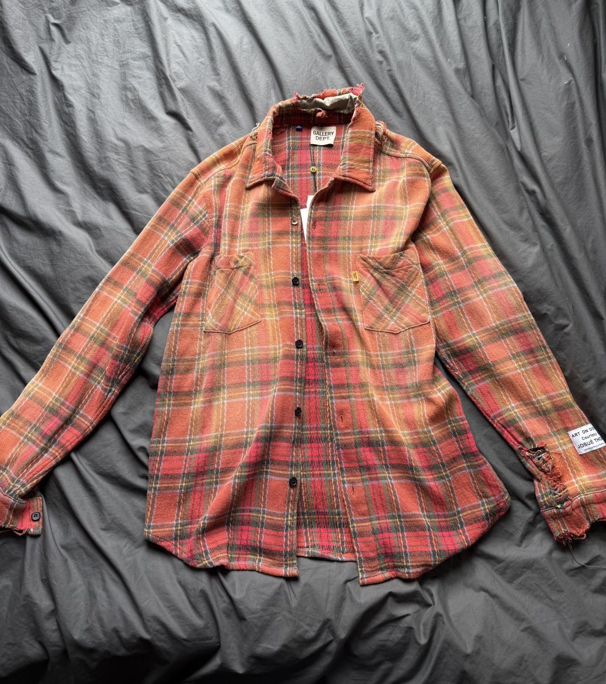Gallery Dept. Gallery Dept Marley Flannel (Distressed) — Rare Colorway Size US M / EU 48-50 / 2 - 1 Thumbnail