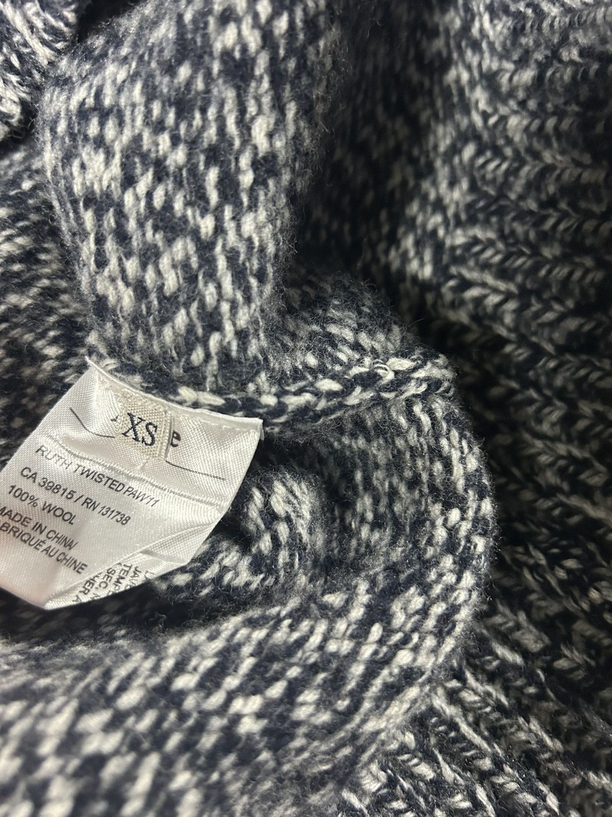 Acne Studios Acne sweater Ruth Twister Paw11 black grey knit Size XS / US 0-2 / IT 36-38 - 7 Thumbnail