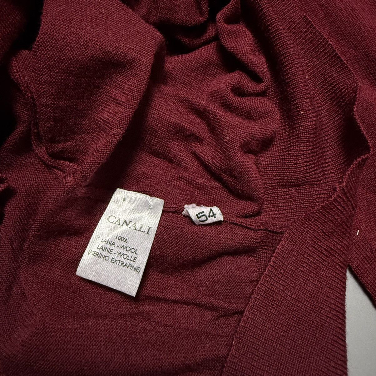 Canali Vintage Canali Wool Sweater Size US L / EU 52-54 / 3 - 6 Thumbnail