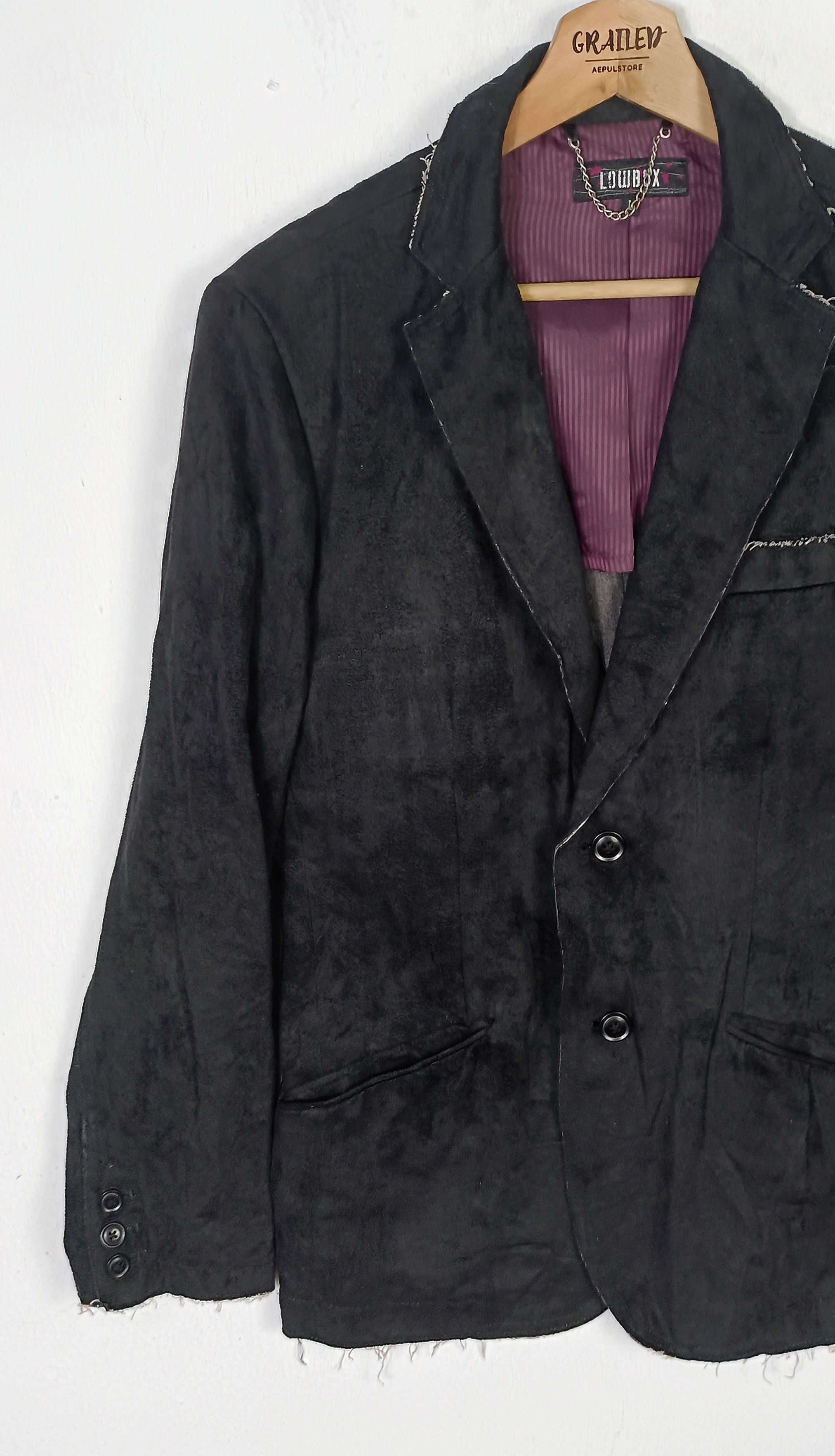 LOWBOX Low Box Suede Blazer ifsixwasnine lgb style Size US M / EU 48-50 / 2 - 4 Thumbnail