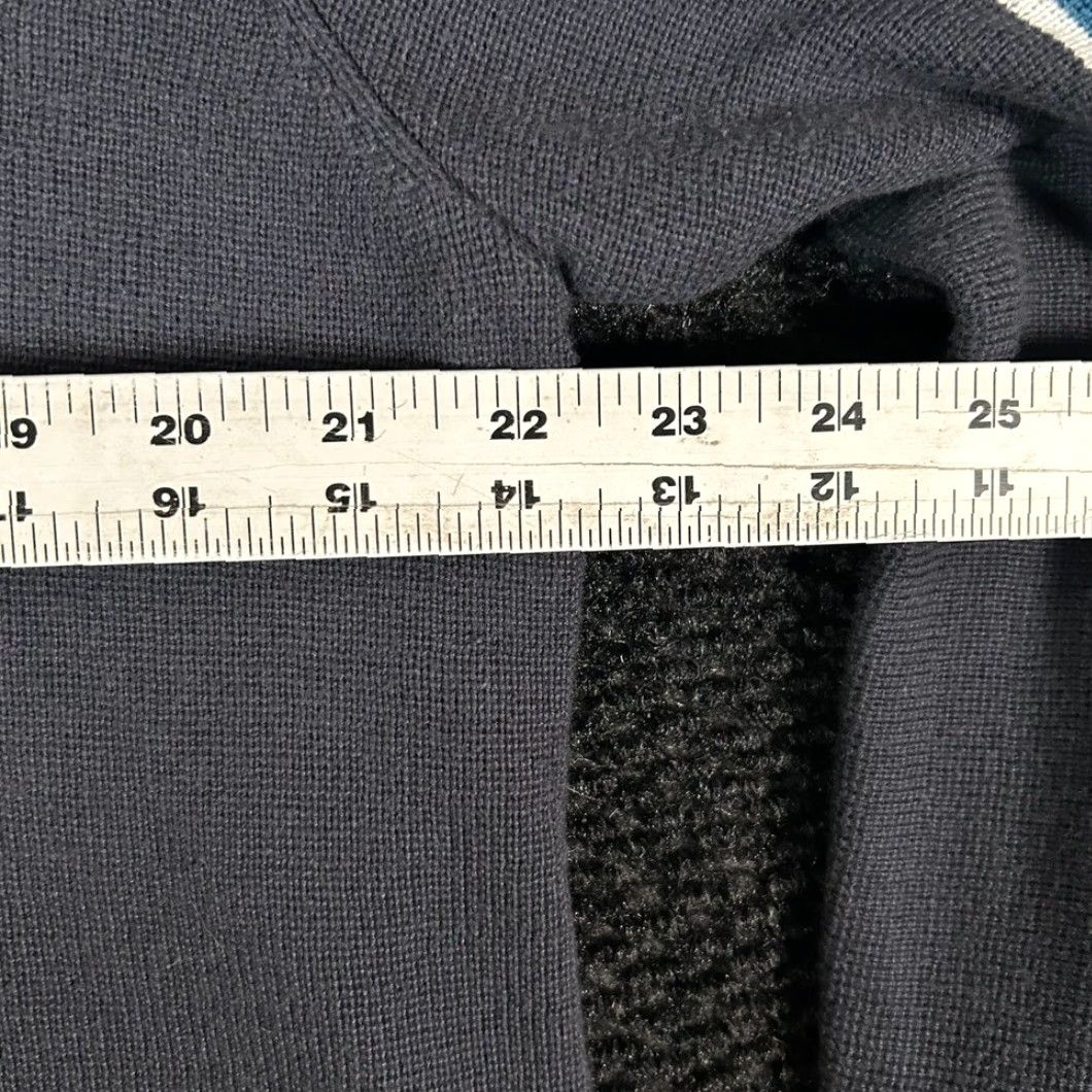 Mossimo VINTAGE Mossimo Mens Full Zip Sweater Jacket Blue Gray Stripes Size XXL Size US XXL / EU 58 / 5 - 4 Thumbnail