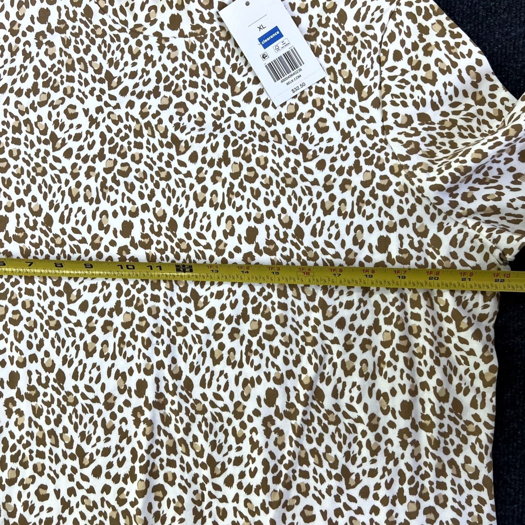 Vintage Kim Rogers Shirt Womens XL Brown Leopard Print Long Sleeve Crew Neck Top Size XL / US 12-14 / IT 48-50 - 4 Thumbnail