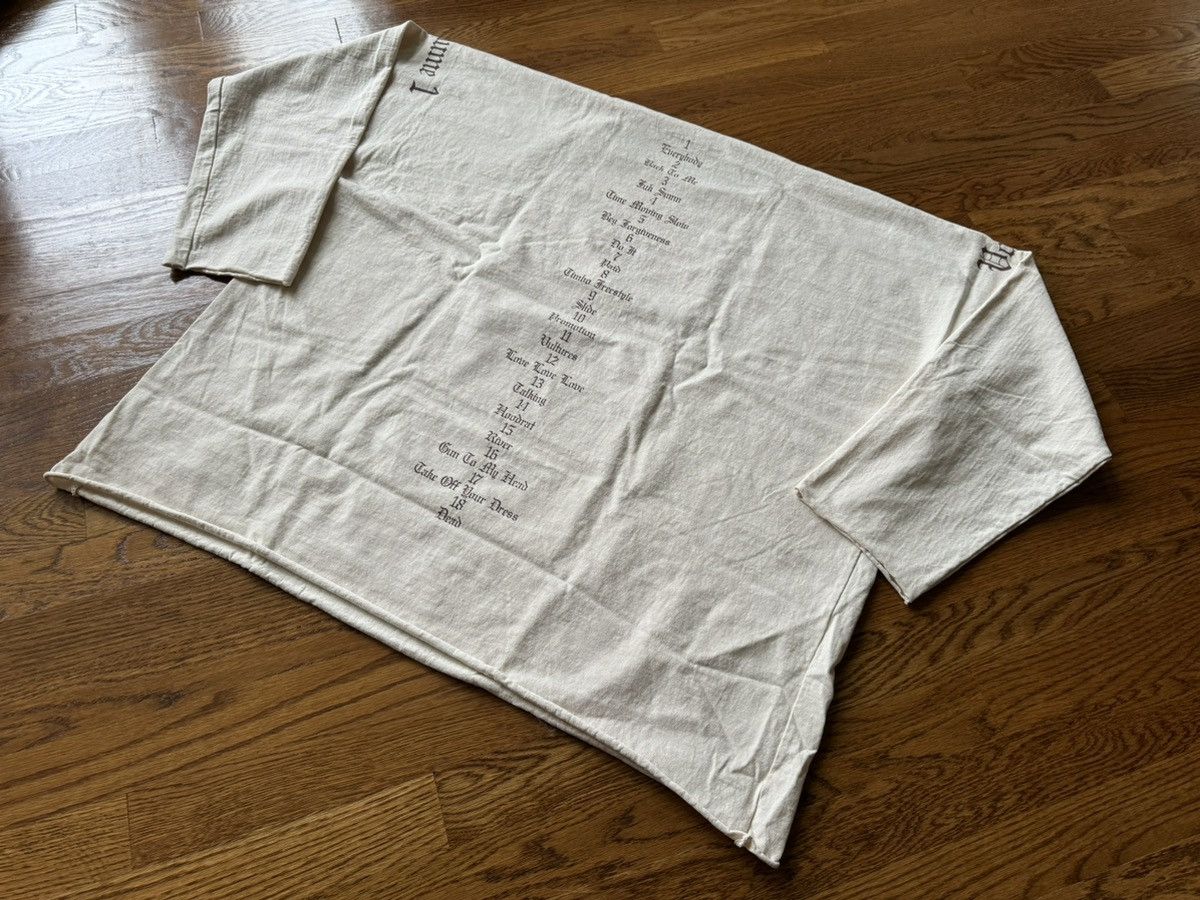 Kanye West × Yeezy Size 2 Yeezy Vultures Long T White Tee Shirt Yzy Kanye West Size US M / EU 48-50 / 2 - 9 Thumbnail